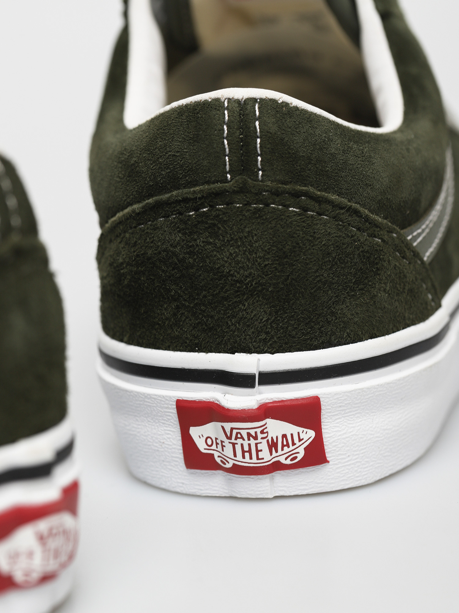 Buty Vans Old Skool (pig suede olive/true white)