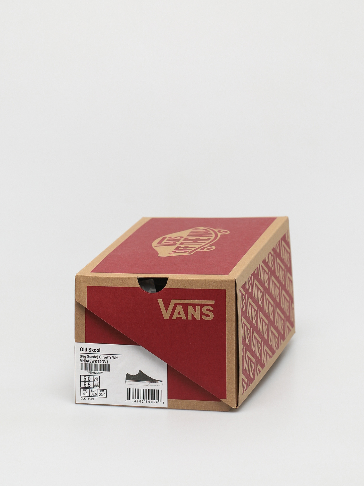 Buty Vans Old Skool (pig suede olive/true white)