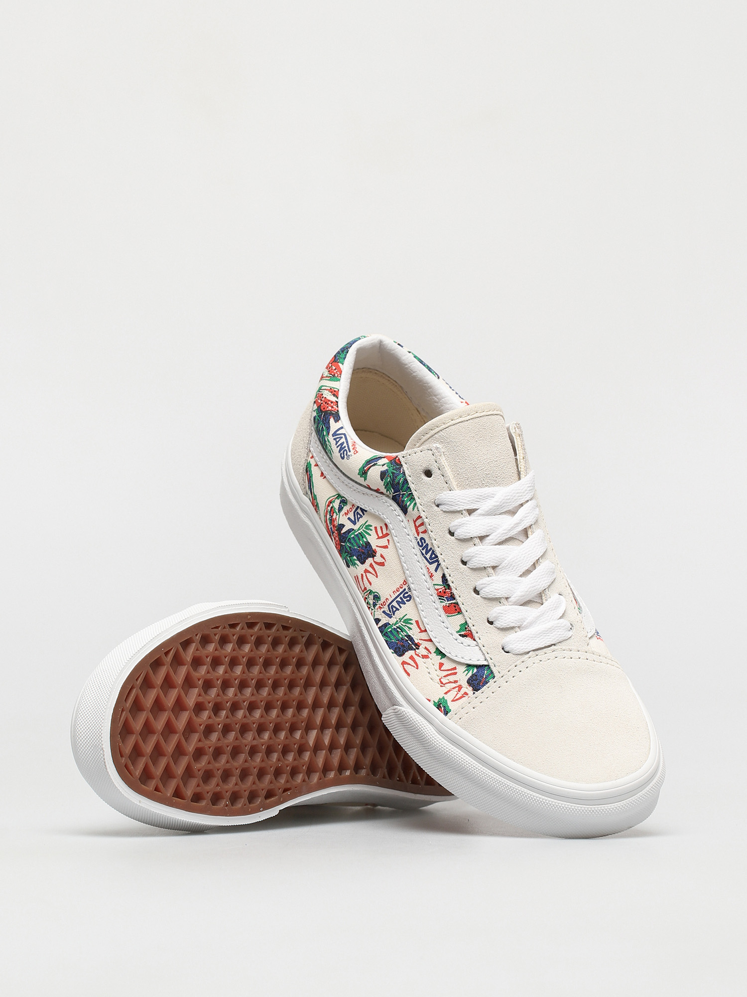 Buty Vans Old Skool (spring daze jungle/marshmallow)