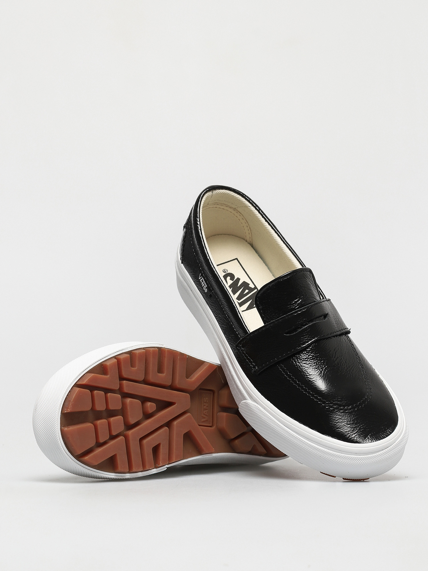 Buty Vans Style 53 (patent black/true white)