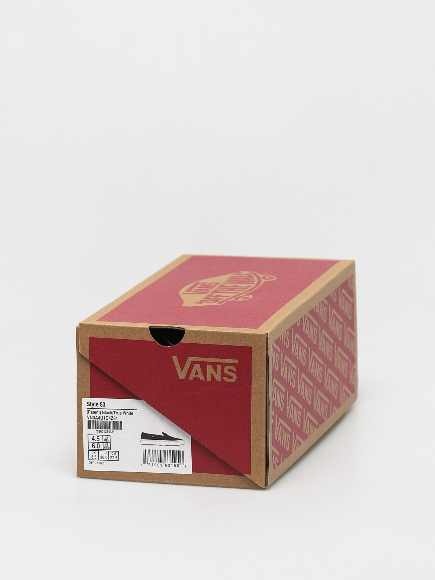 Buty Vans Style 53 (patent black/true white)