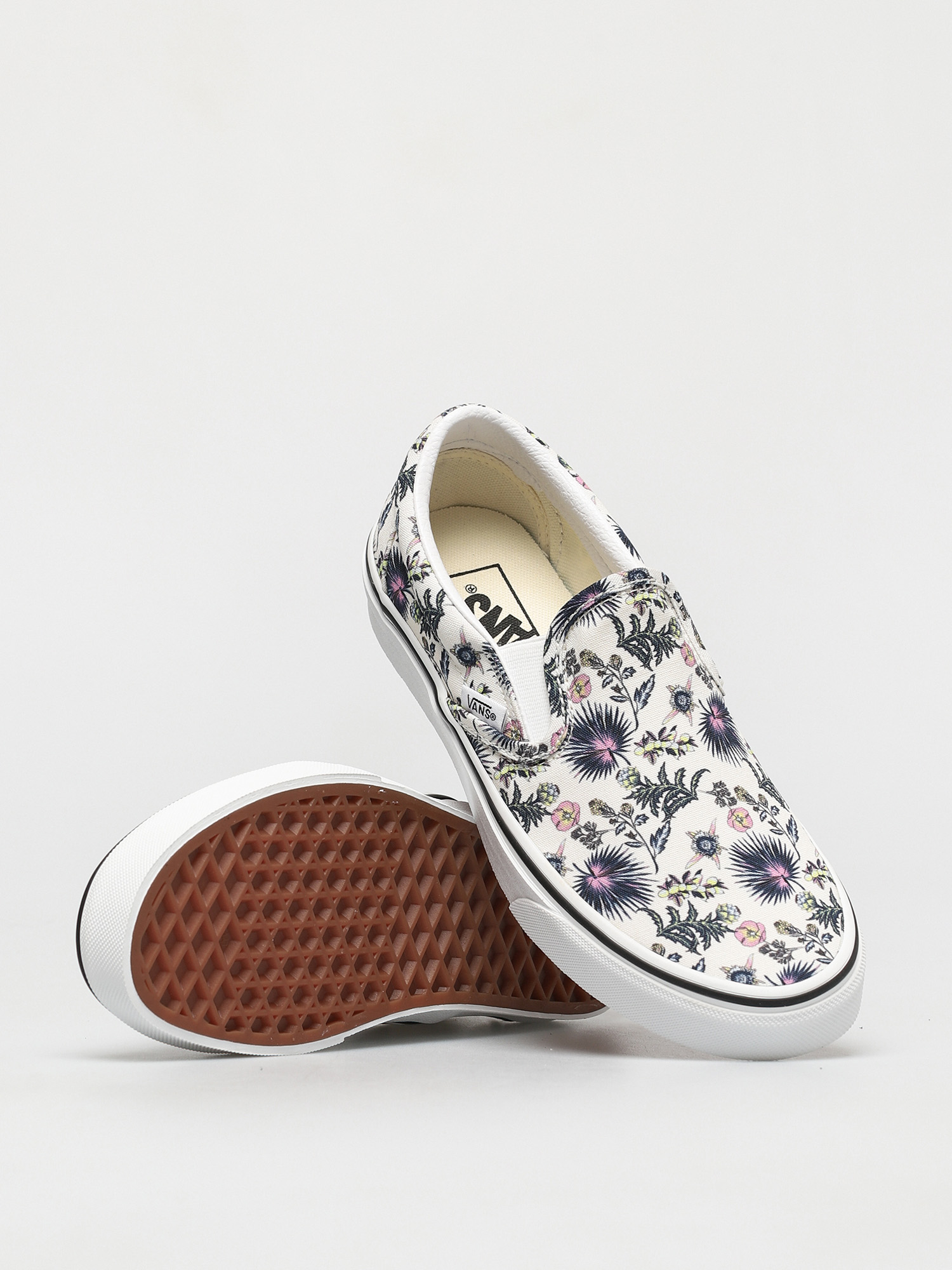 Buty Vans Classic Slip On (paradise floral true white/true white)
