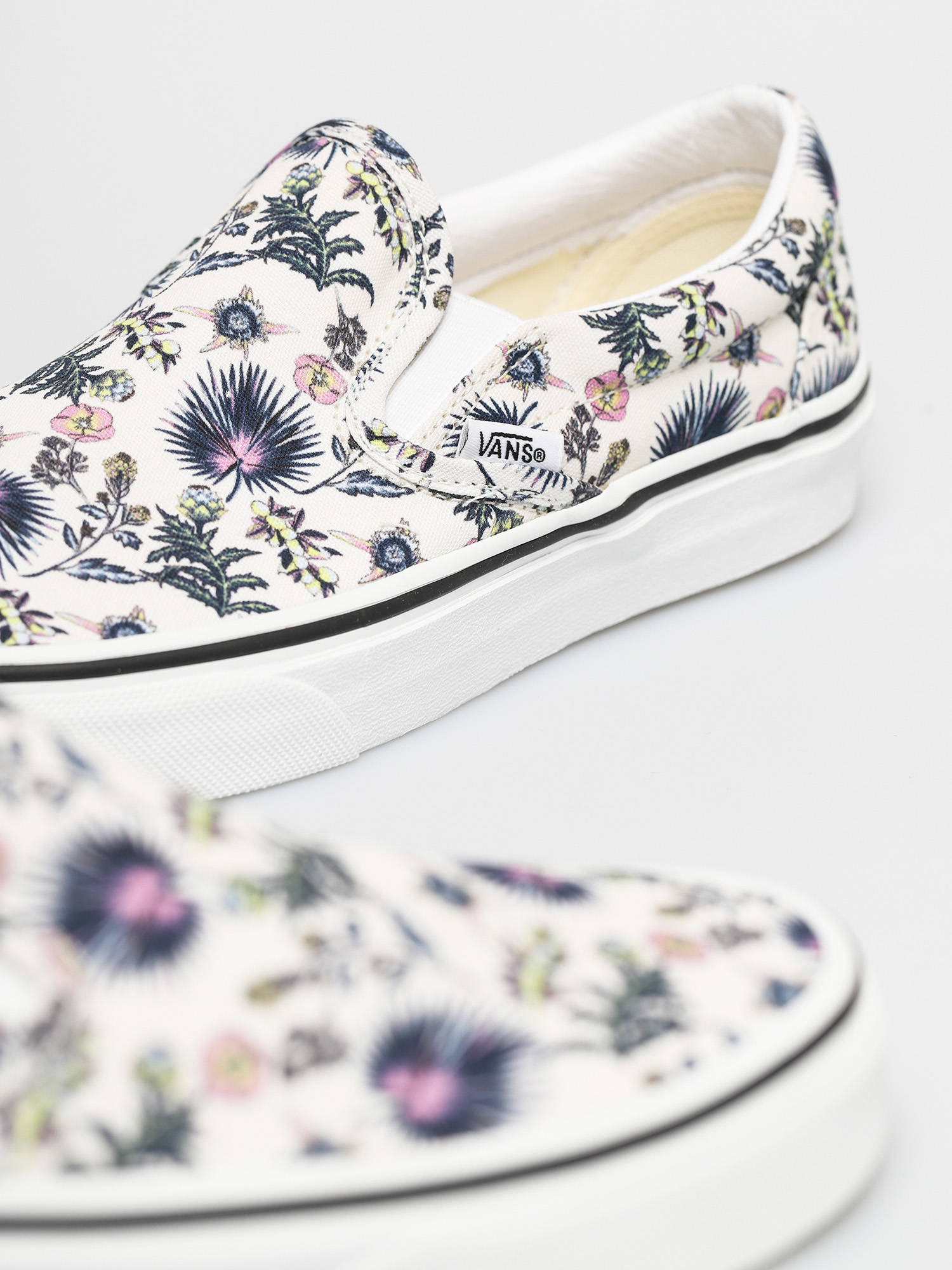 Buty Vans Classic Slip On (paradise floral true white/true white)