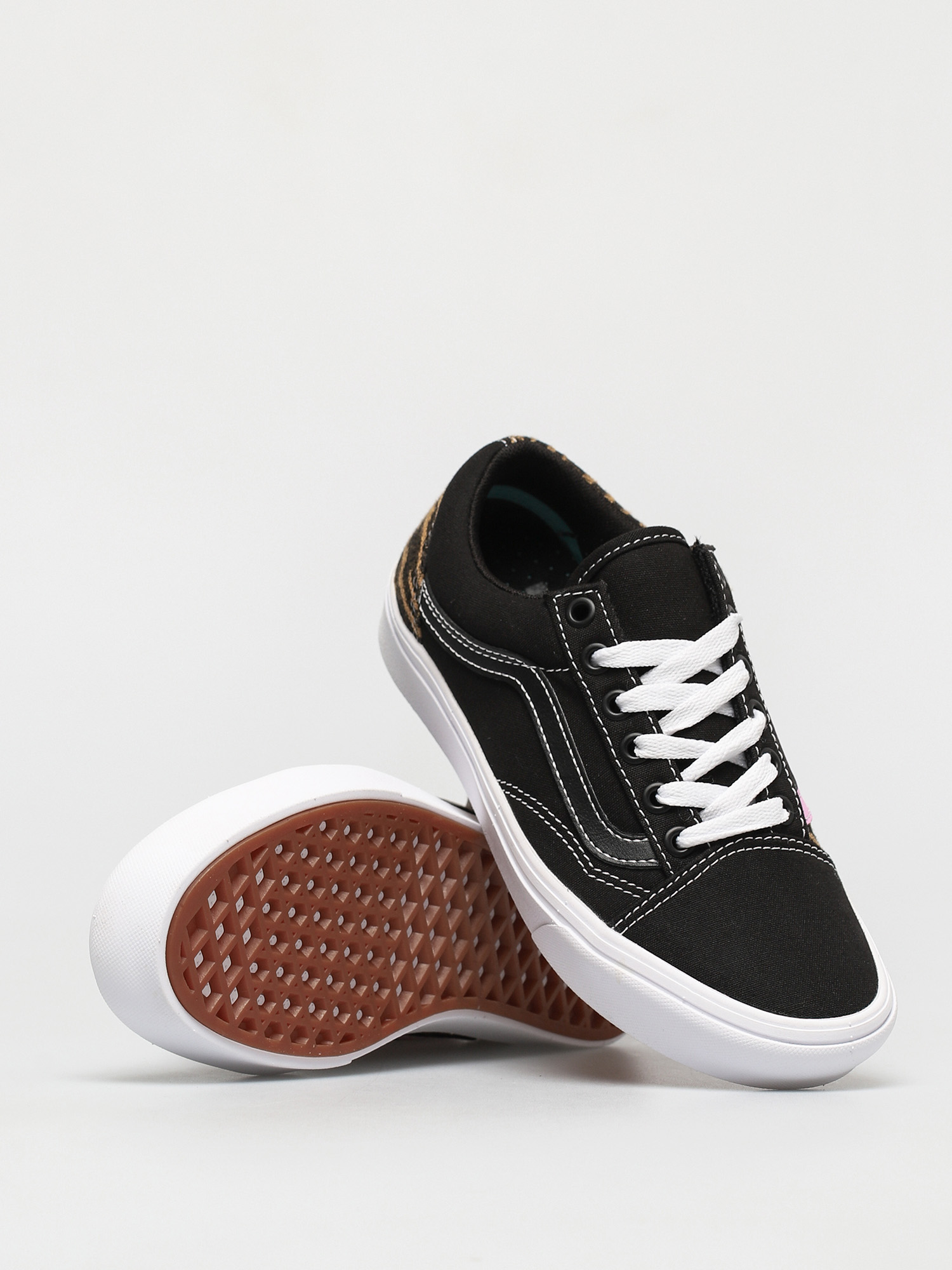 Buty Vans Comfycush Old Skool (le tigre black/orchid)