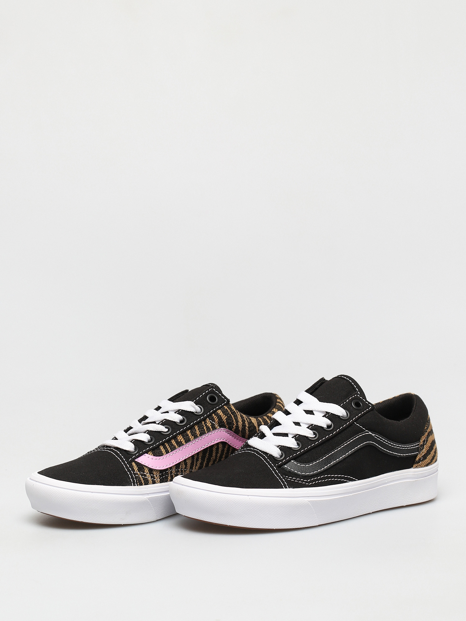 Buty Vans Comfycush Old Skool (le tigre black/orchid)