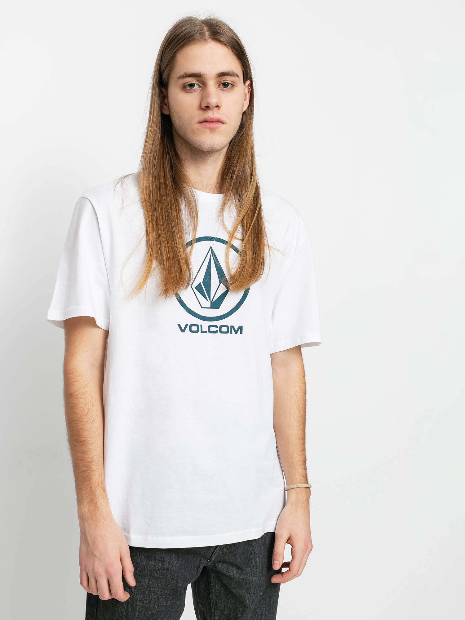 T-shirt Volcom Crisp Stone Bsc (white)