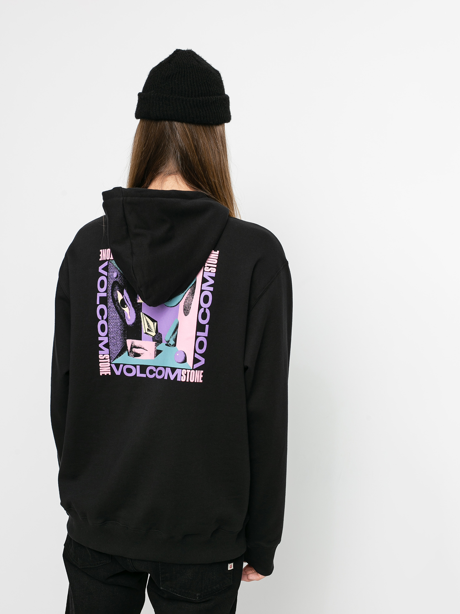 Bluza z kapturem Volcom Fa HD (black)