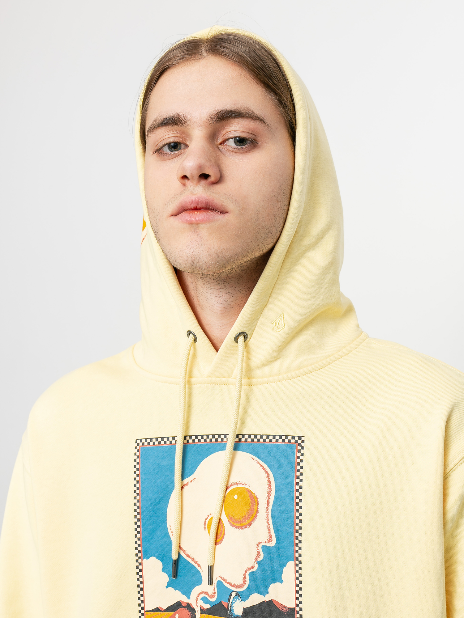 Bluza z kapturem Volcom Fa HD (dawn yellow)