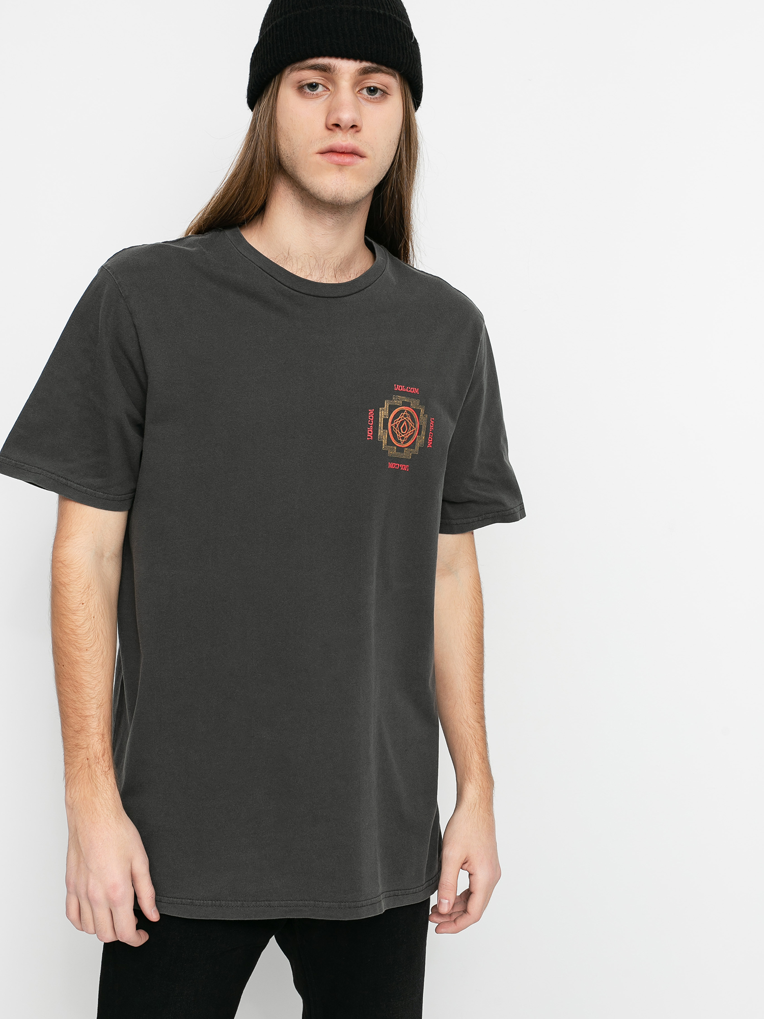T-shirt Volcom Psychonic (black)