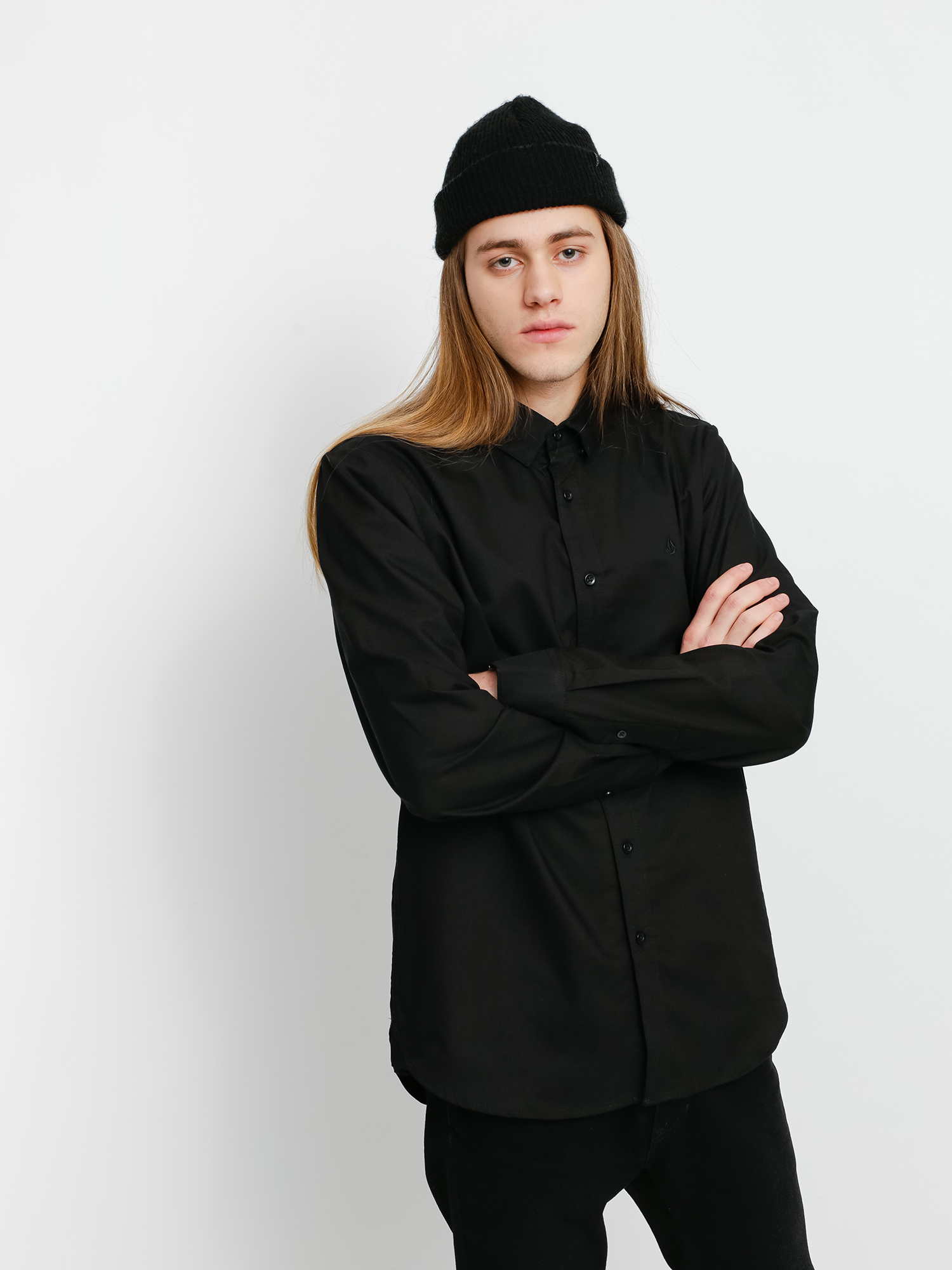 Koszula Volcom Oxford Stretch LS (new black)