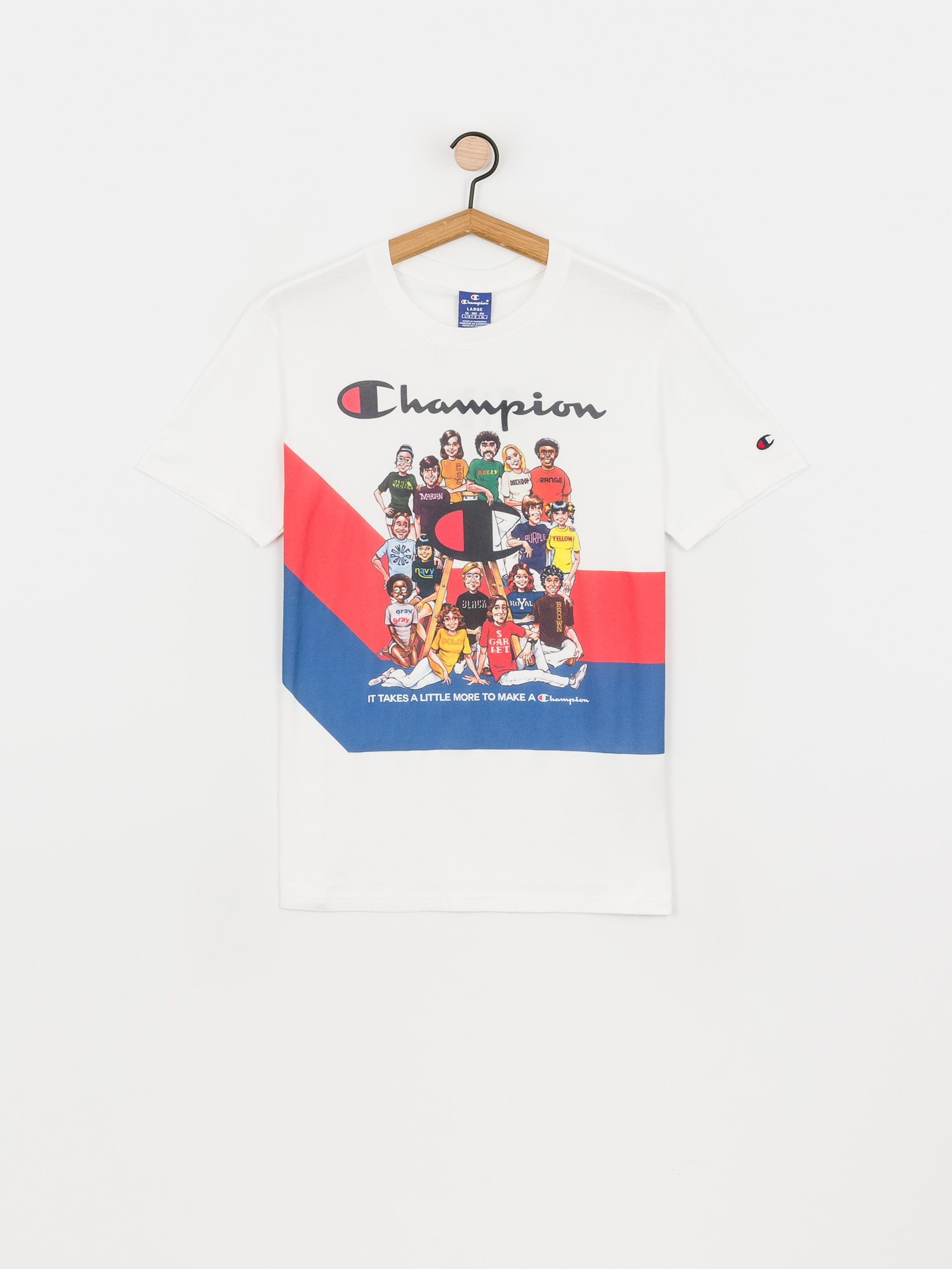 T-shirt Champion Crewneck 214345 (wht)