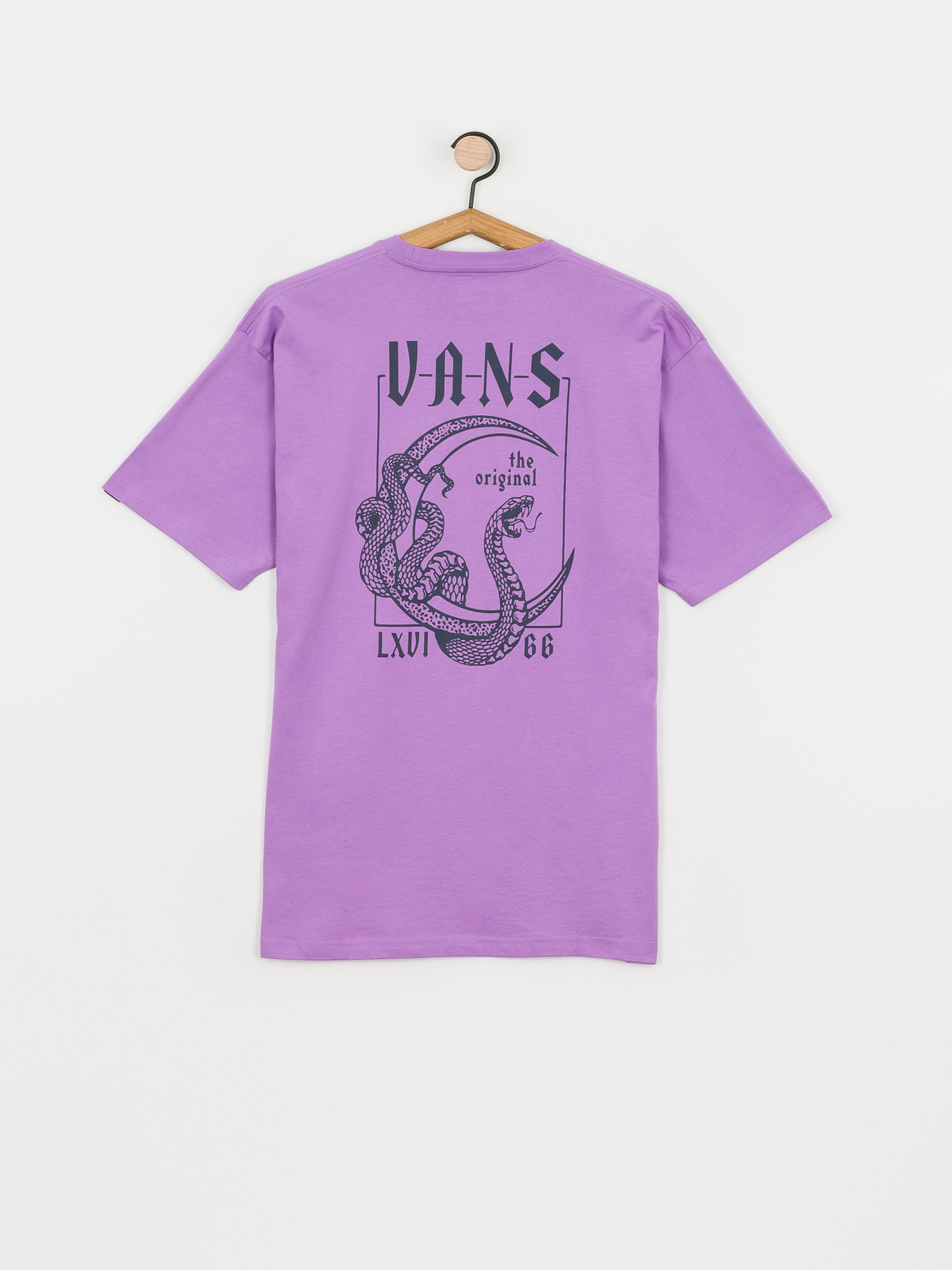 T-shirt Vans Crescent fioletowy (english lavender)