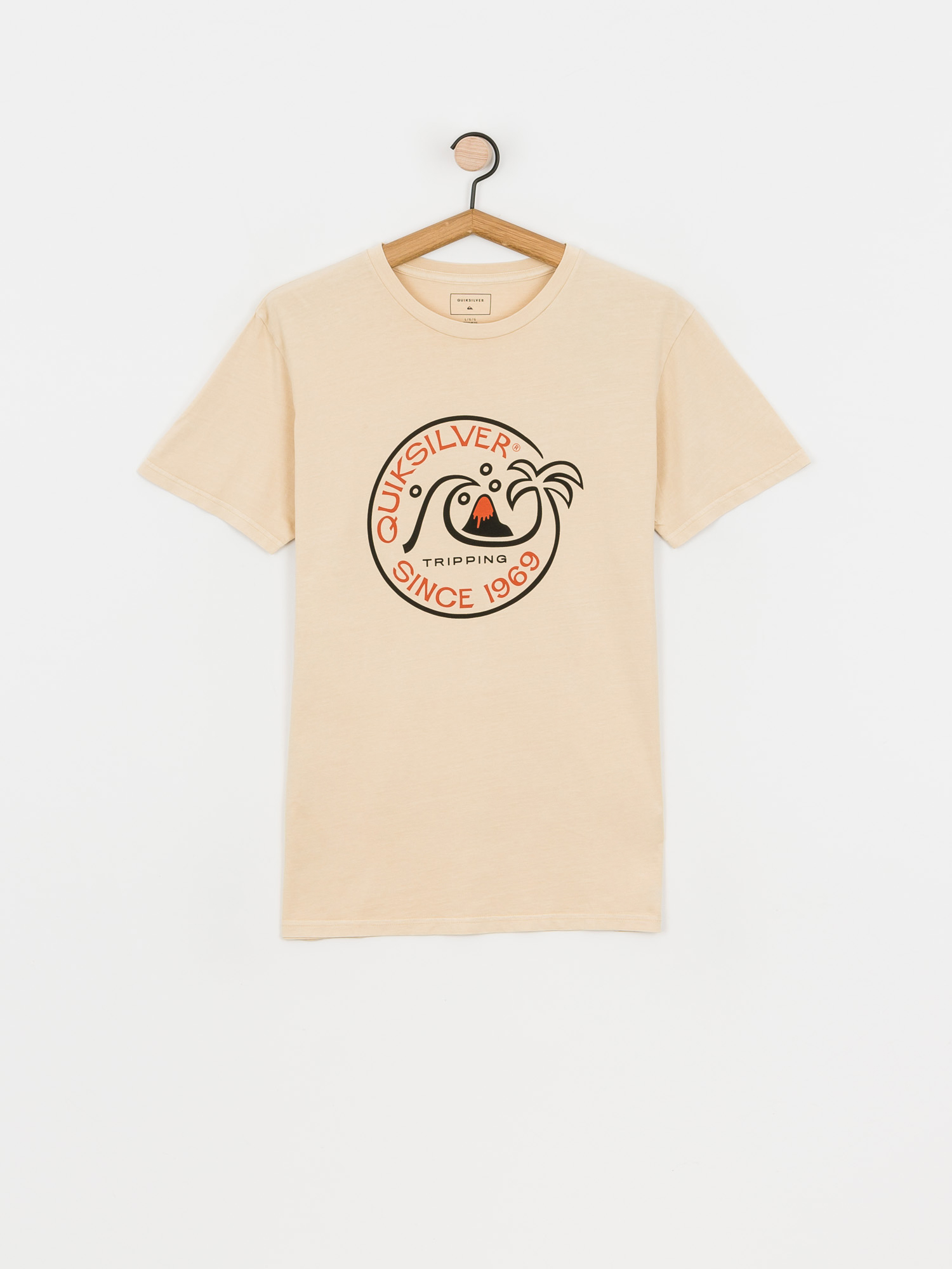 T-shirt Quiksilver Into The Wide (antique white)