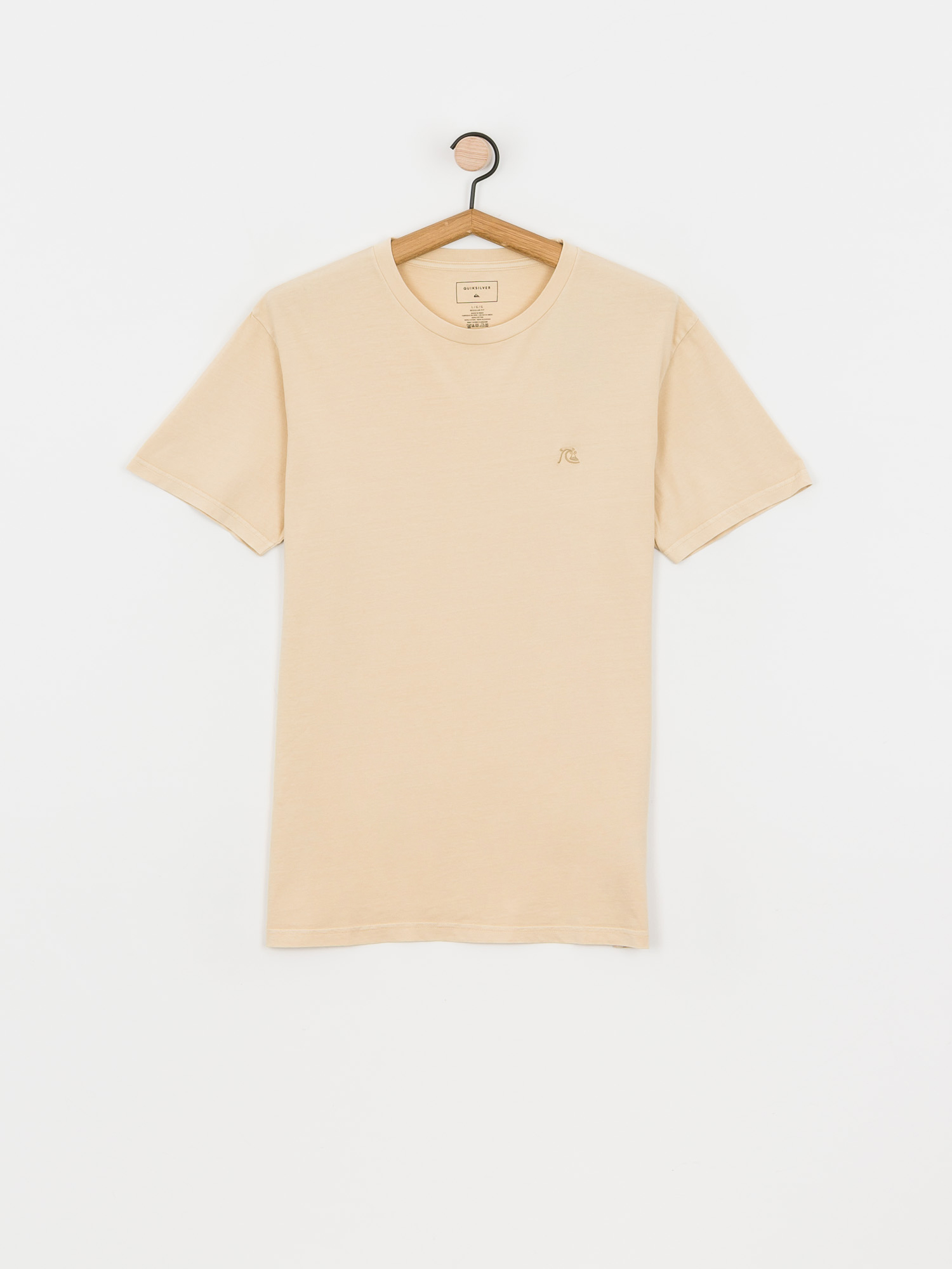 T-shirt Quiksilver Basic Bubble Embroidery (antique white)
