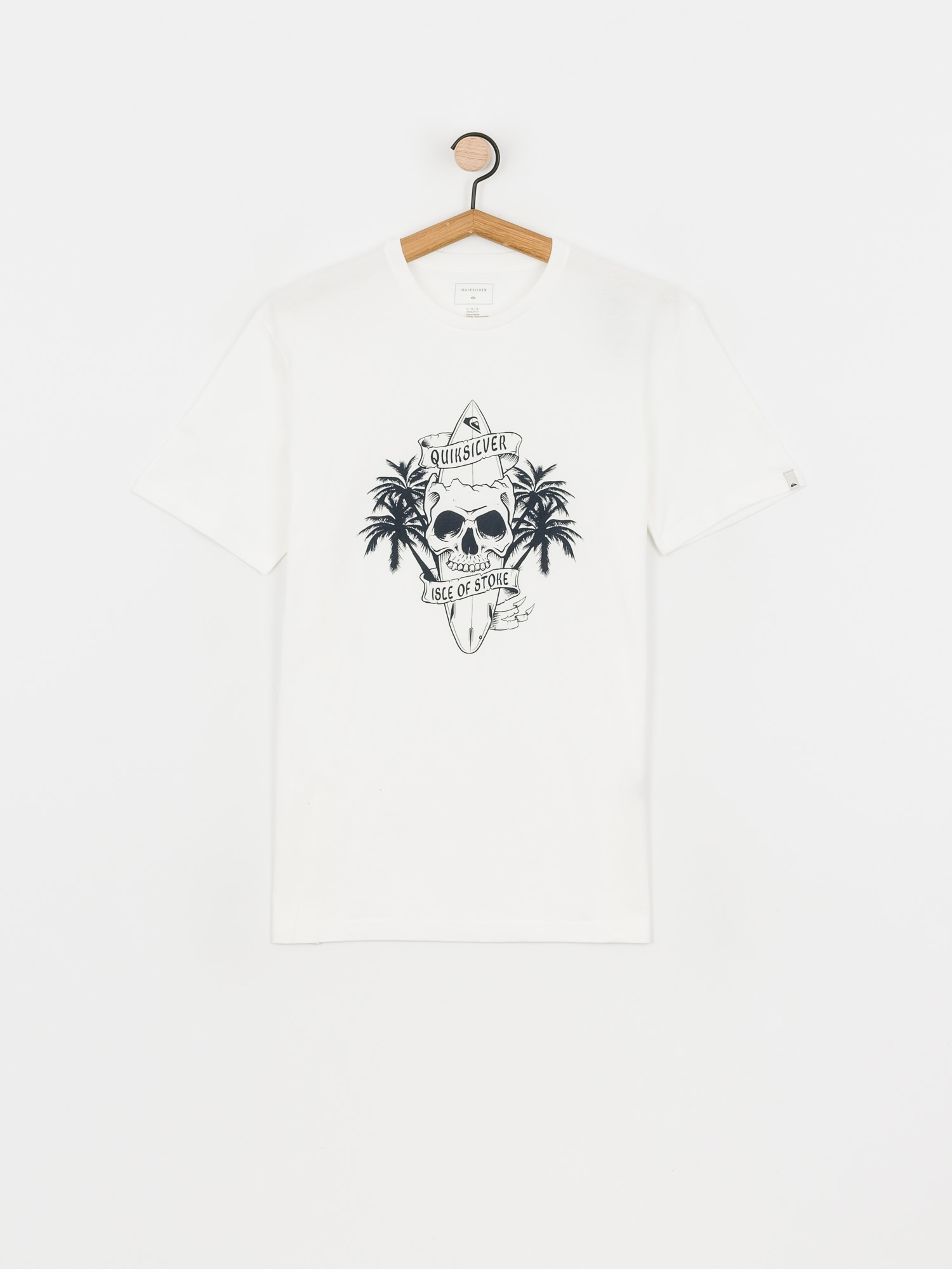 T-shirt Quiksilver Night Surfer (white)