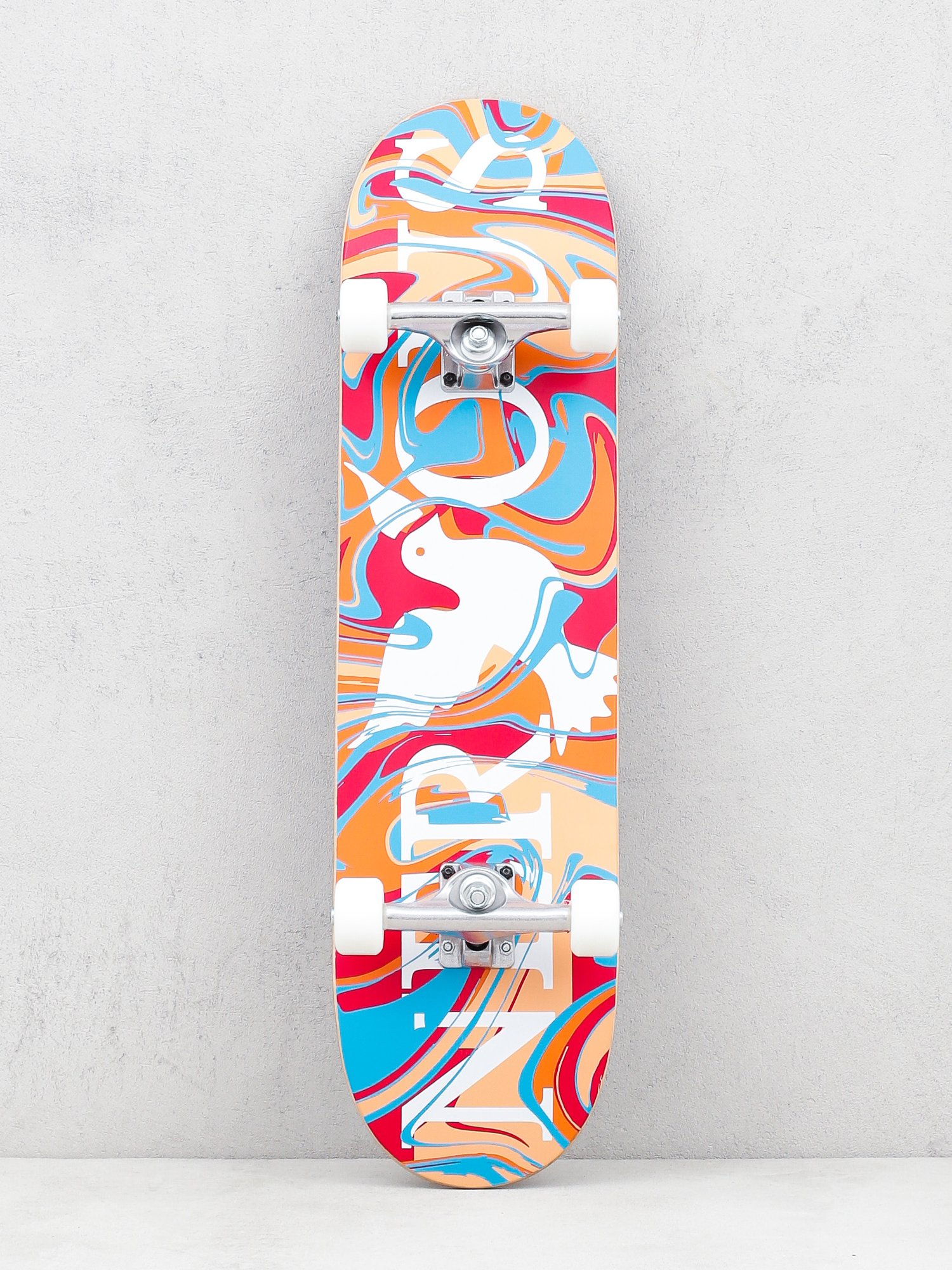 Deskorolka Nervous Classic Logo (acid red)