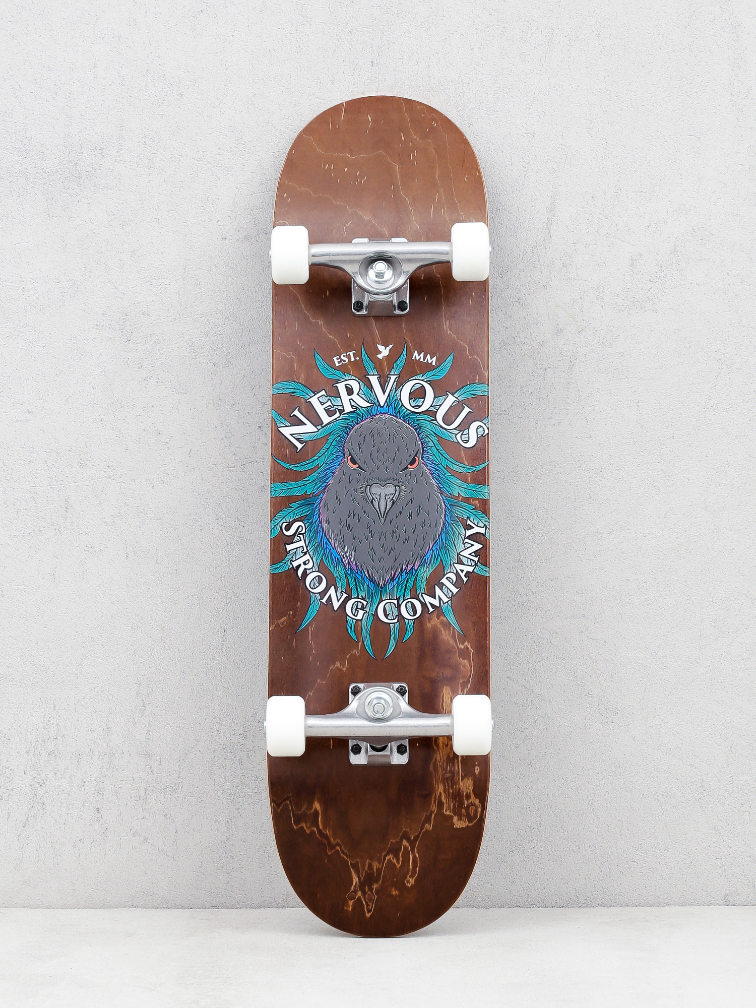 Deskorolka Nervous Lion Logo (brown)