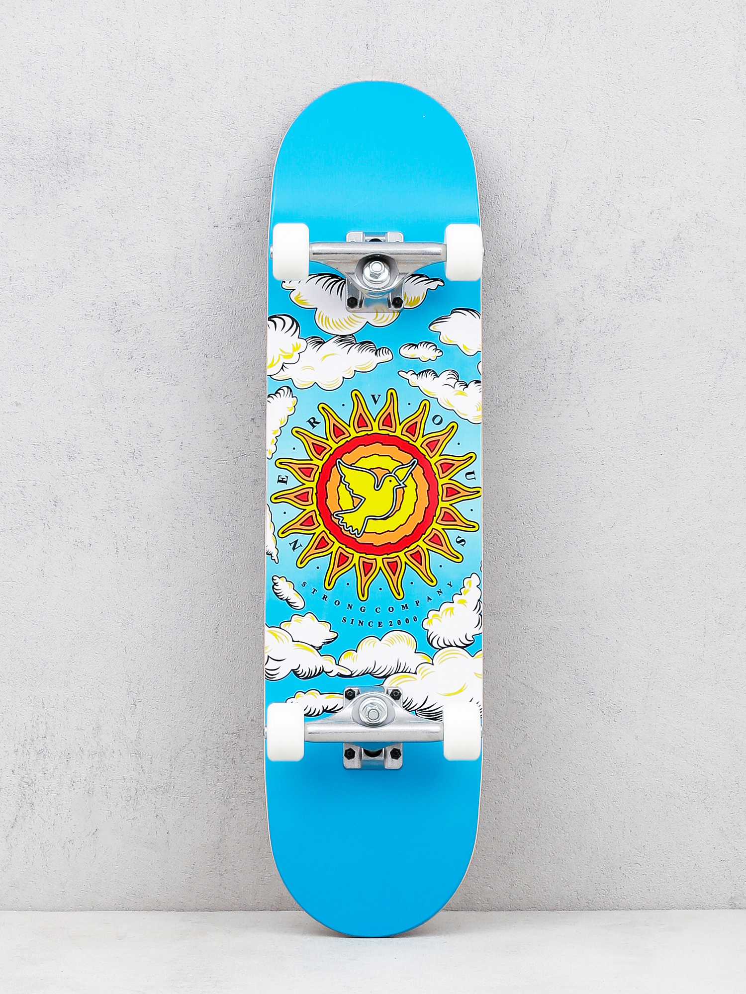 Deskorolka Nervous Sun Logo (blue)