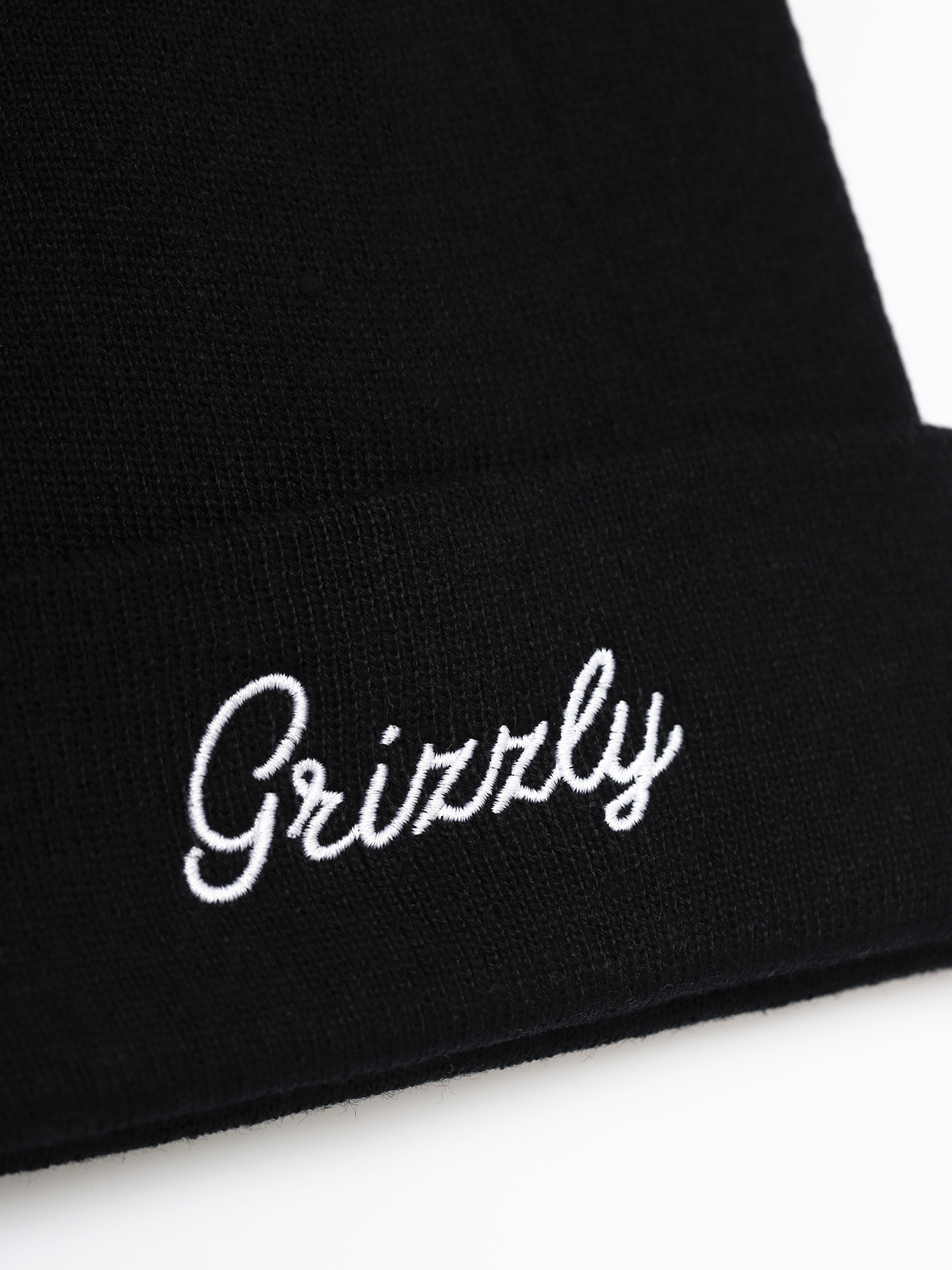 Czapka zimowa Grizzly Griptape Grizzly Script (black)