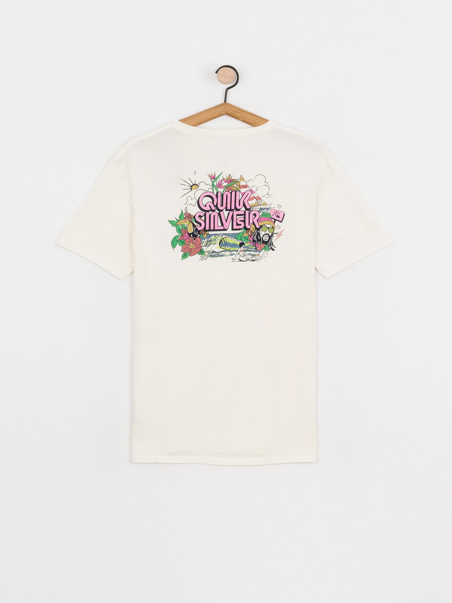 T-shirt Quiksilver Informal Disco (snow white)