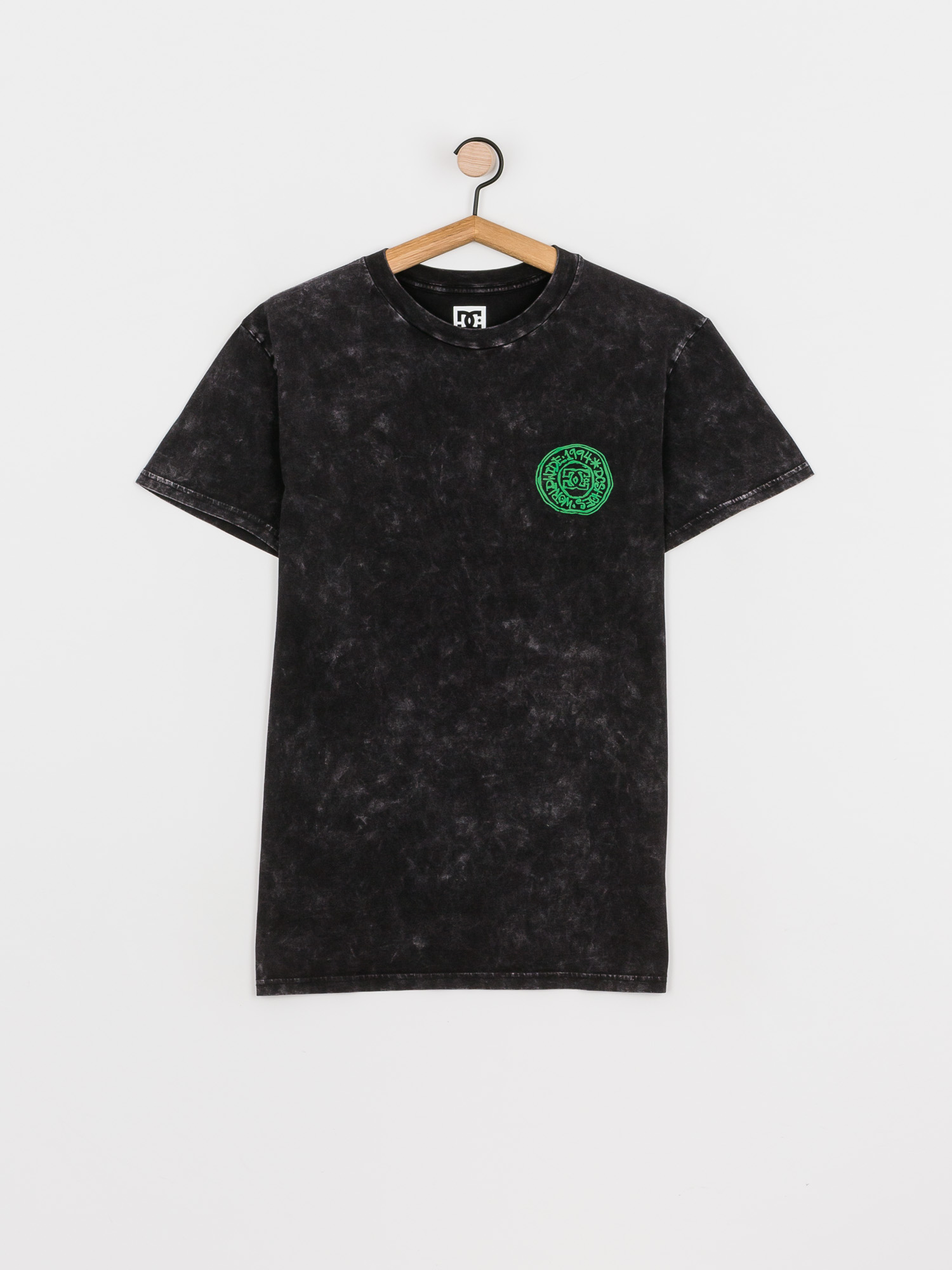 T-shirt DC Cool Club (black acid wash)