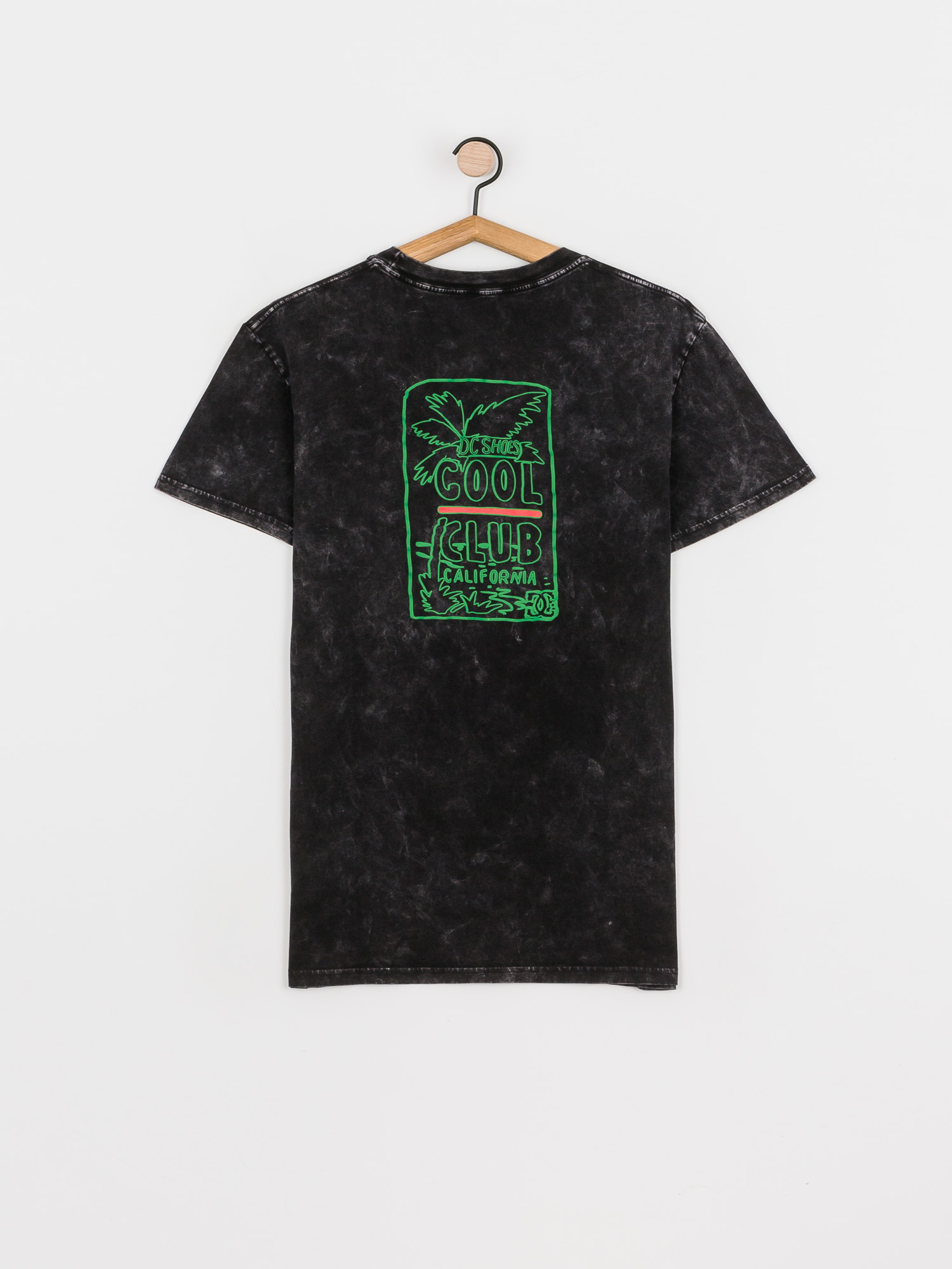 T-shirt DC Cool Club (black acid wash)