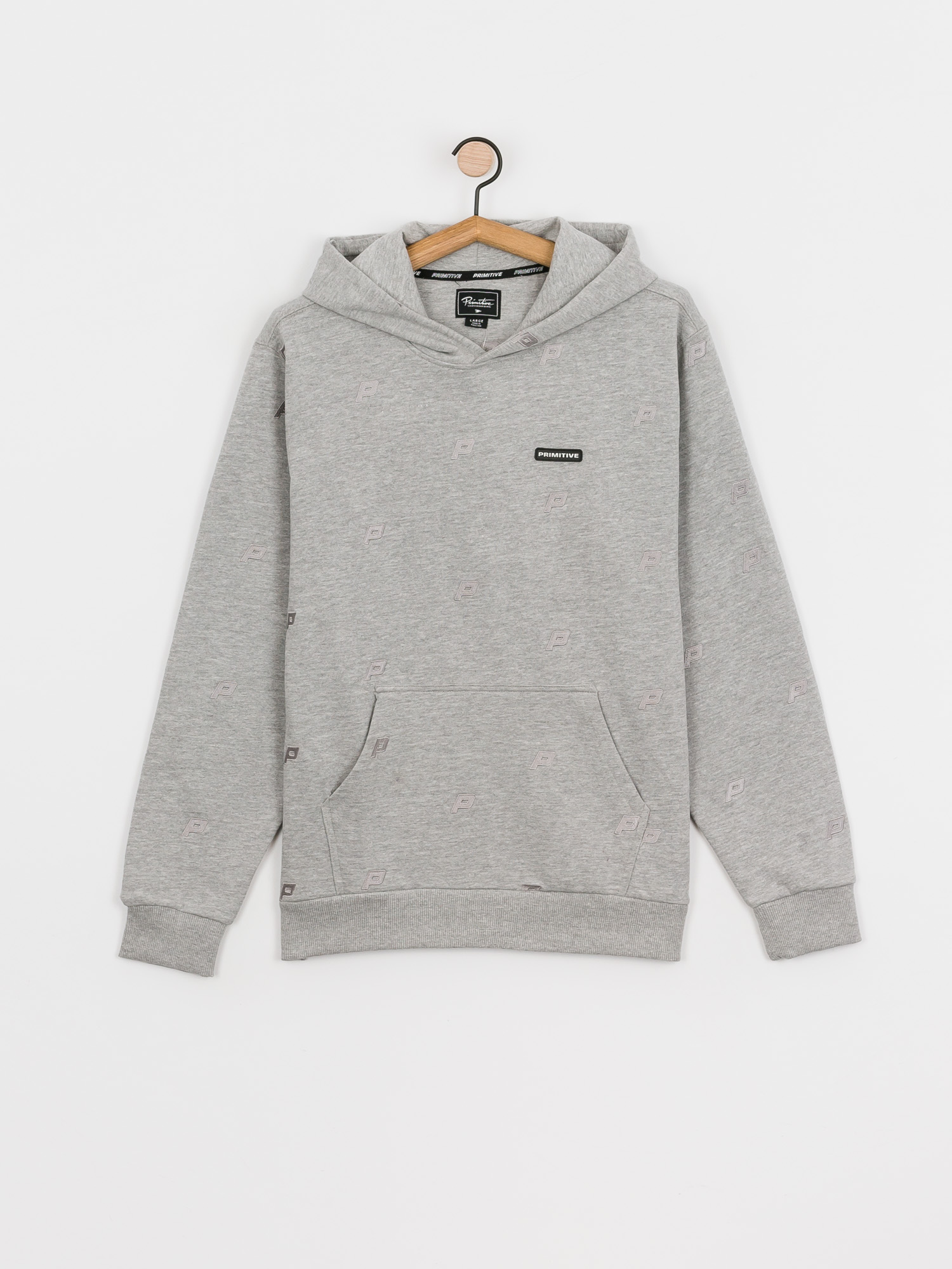 Bluza z kapturem Primitive Mateo HD (grey heather)