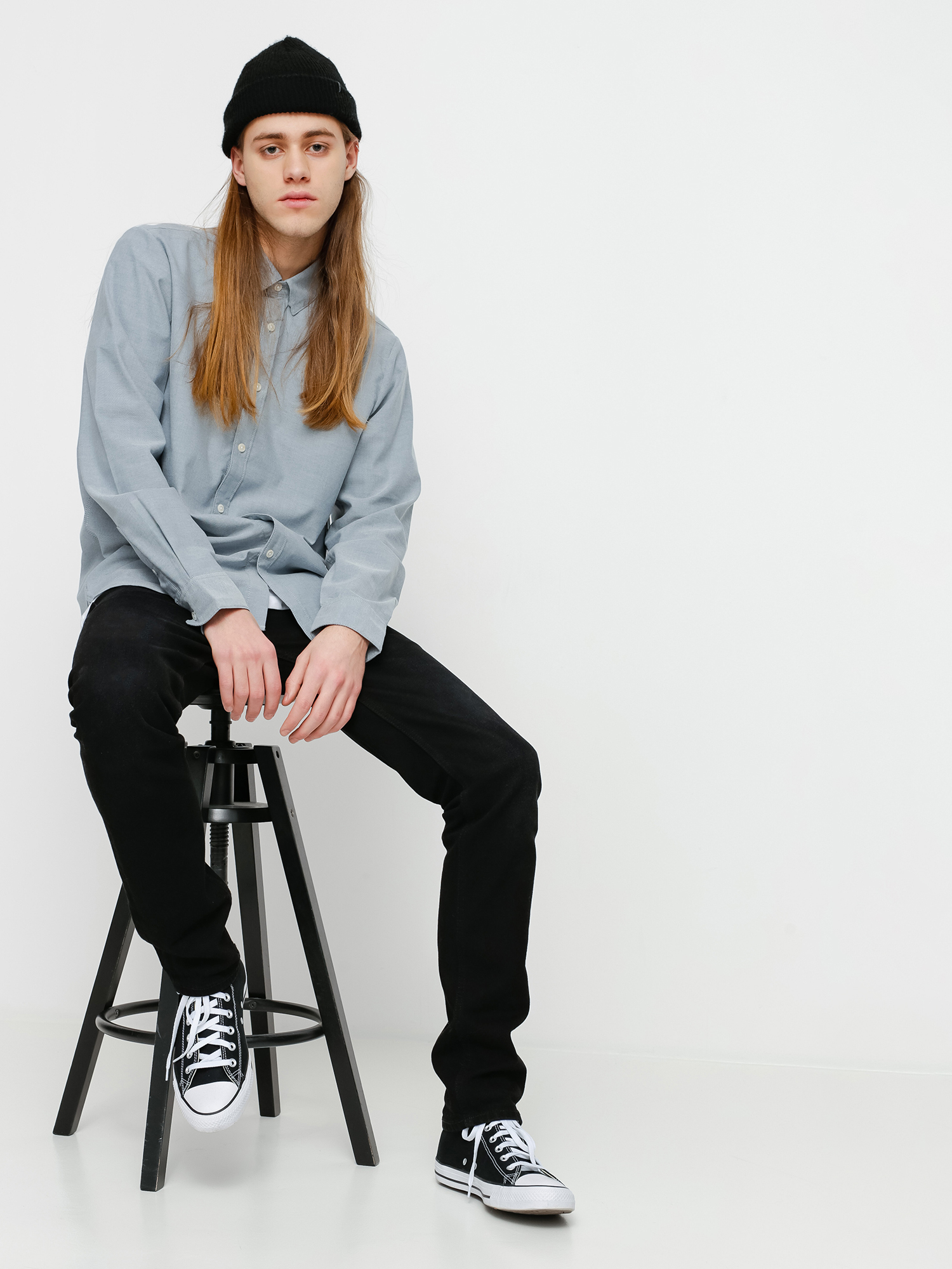 Koszula Volcom Oxford Stretch Ls (rincon blue)
