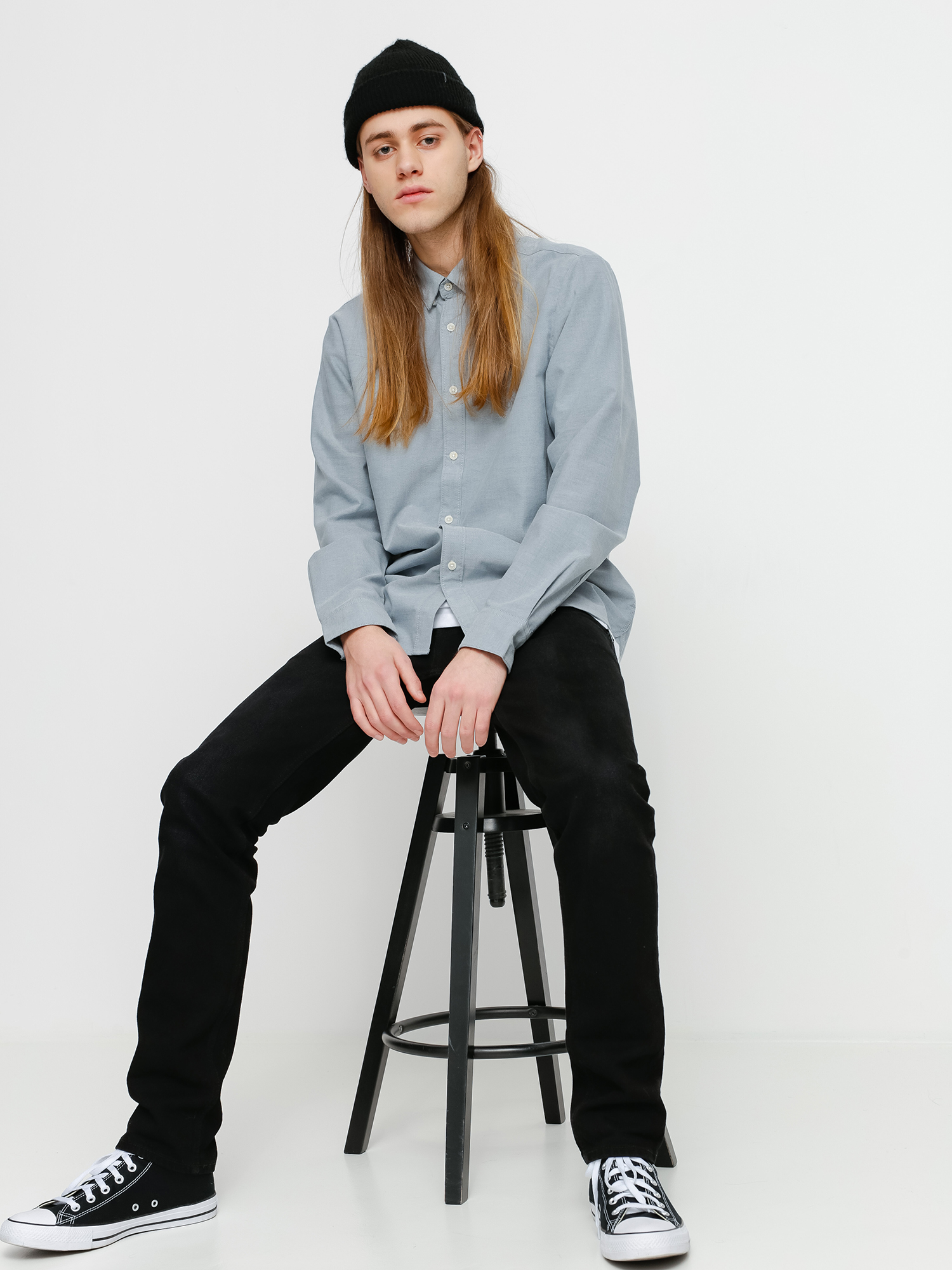 Koszula Volcom Oxford Stretch Ls (rincon blue)