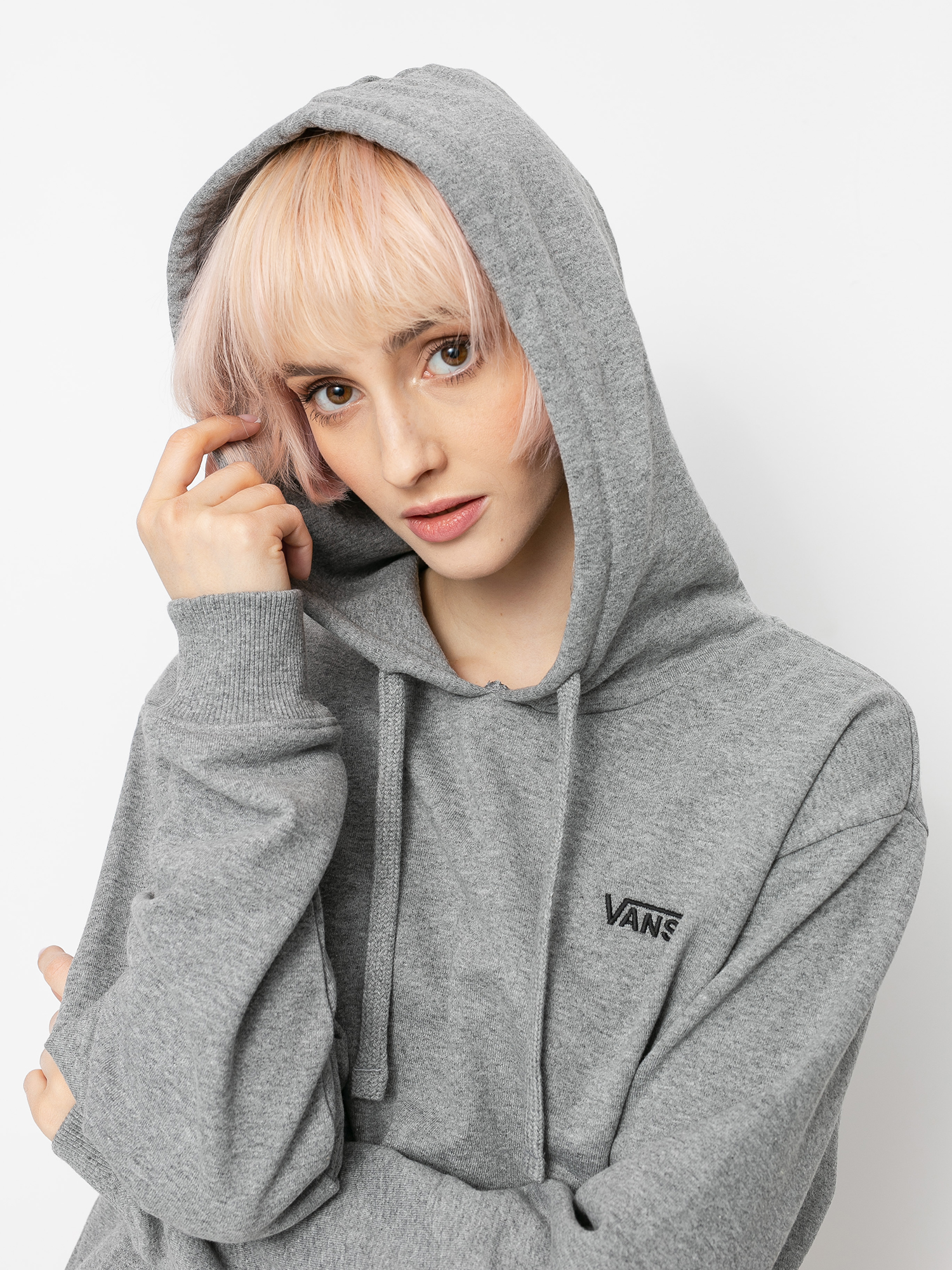 Bluza z kapturem Vans Flying V Bf Ft HD Wmn (cement heather)