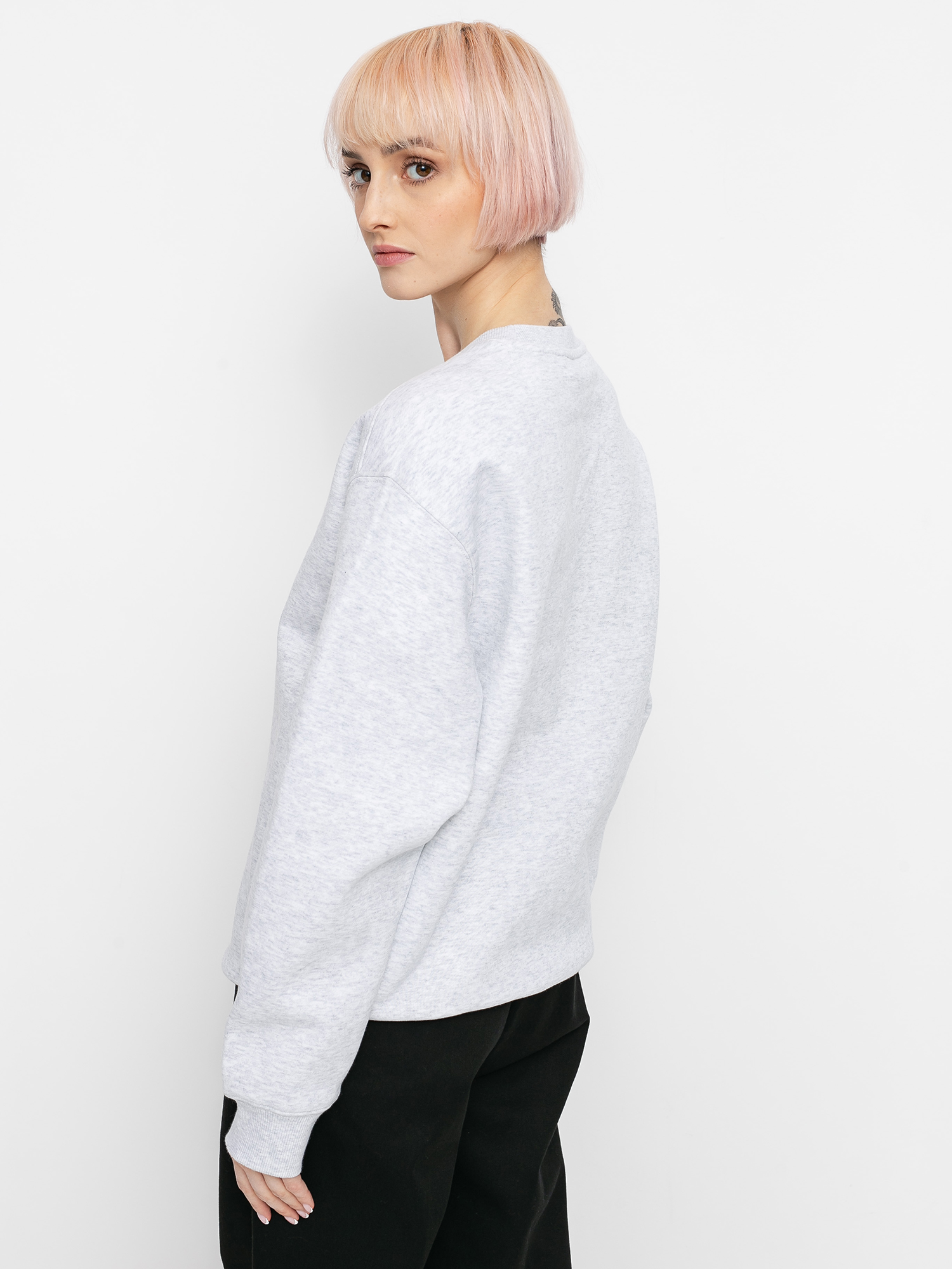 Bluza Carhartt WIP Sweat Wmn (ash heather/white)