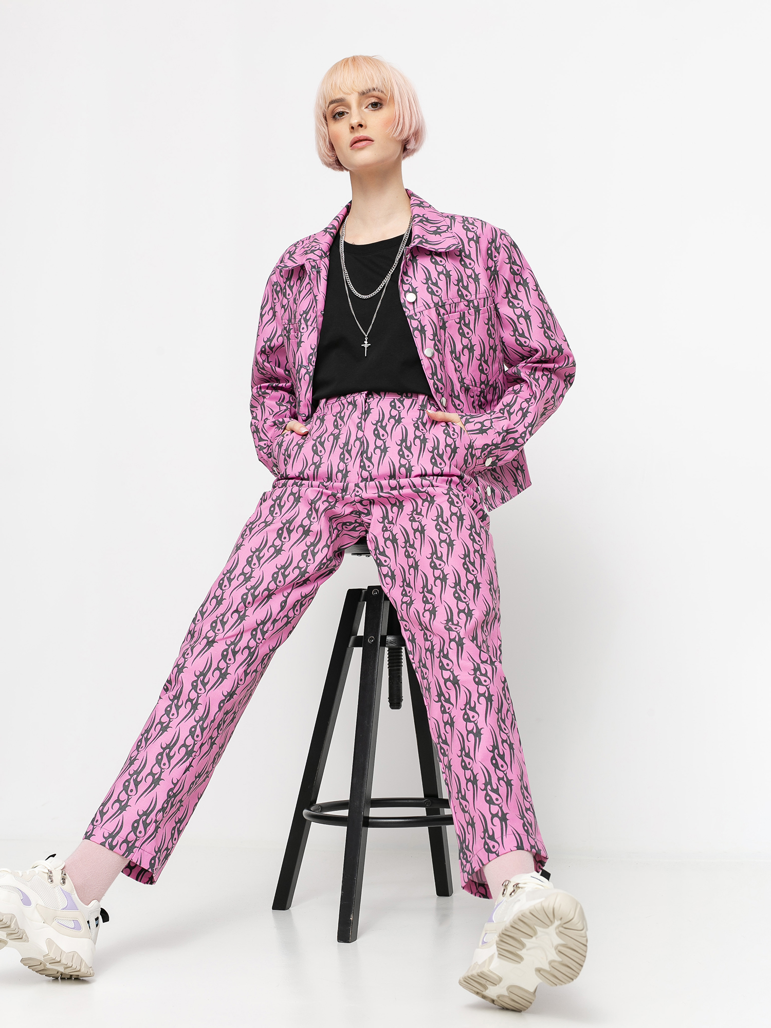 Kurtka Local Heroes Tribal Love Wmn (pink)