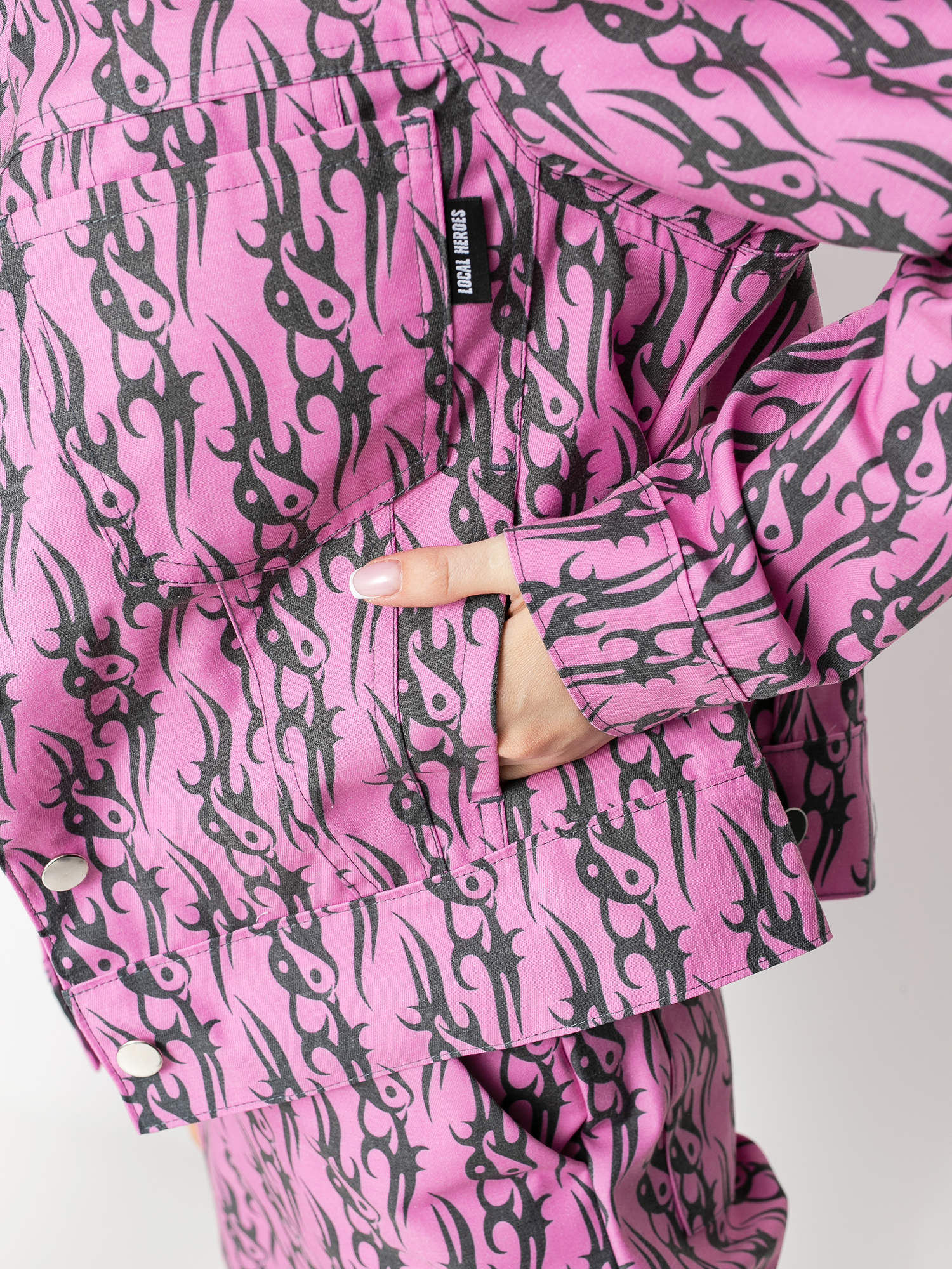 Kurtka Local Heroes Tribal Love Wmn (pink)