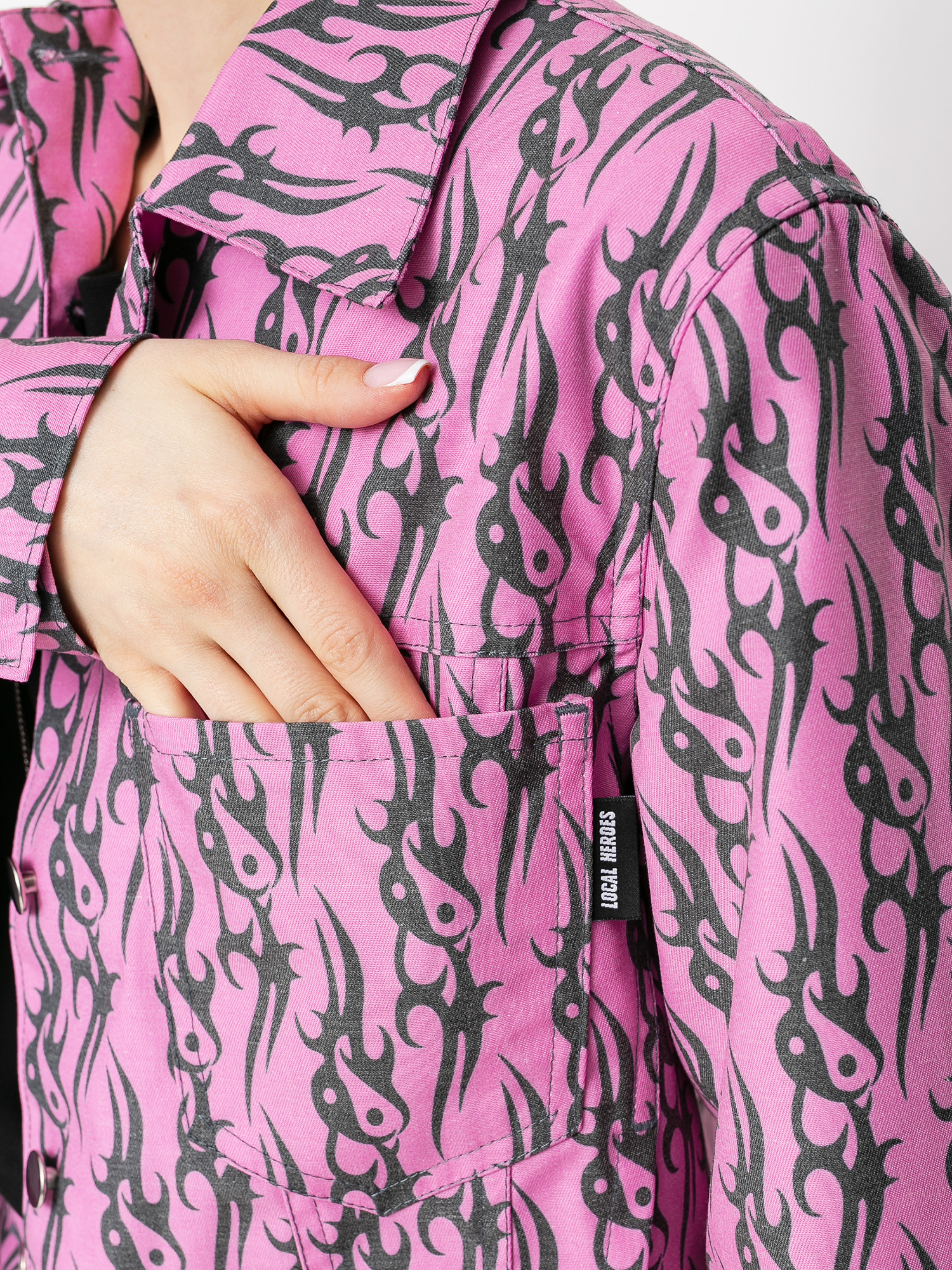 Kurtka Local Heroes Tribal Love Wmn (pink)