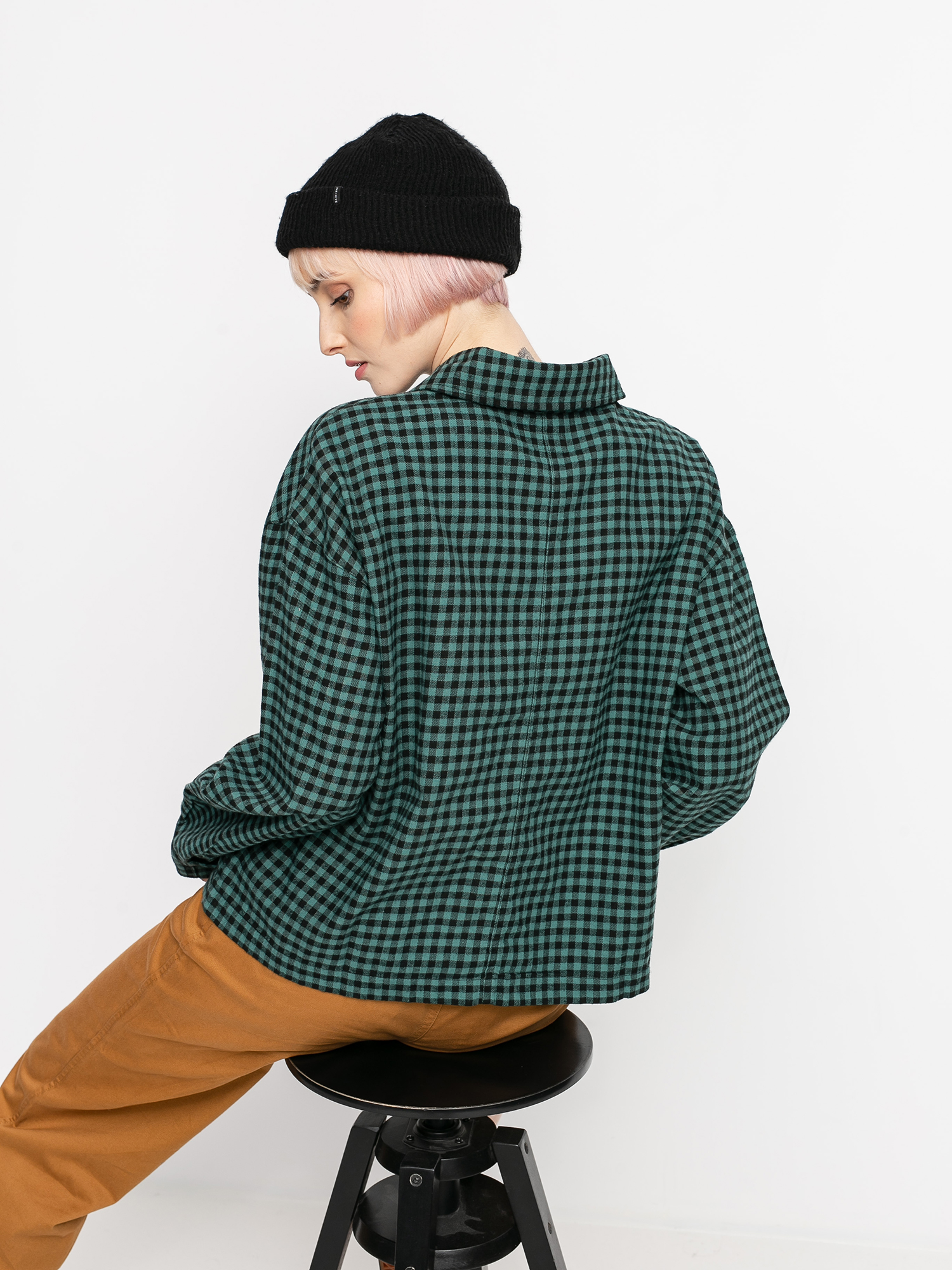 Koszula Brixton Bowery W Lw Flannel Ls Wmn (silver pine)