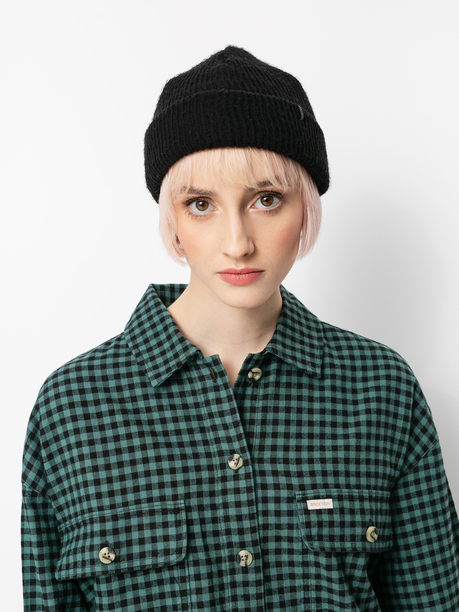 Koszula Brixton Bowery W Lw Flannel Ls Wmn (silver pine)