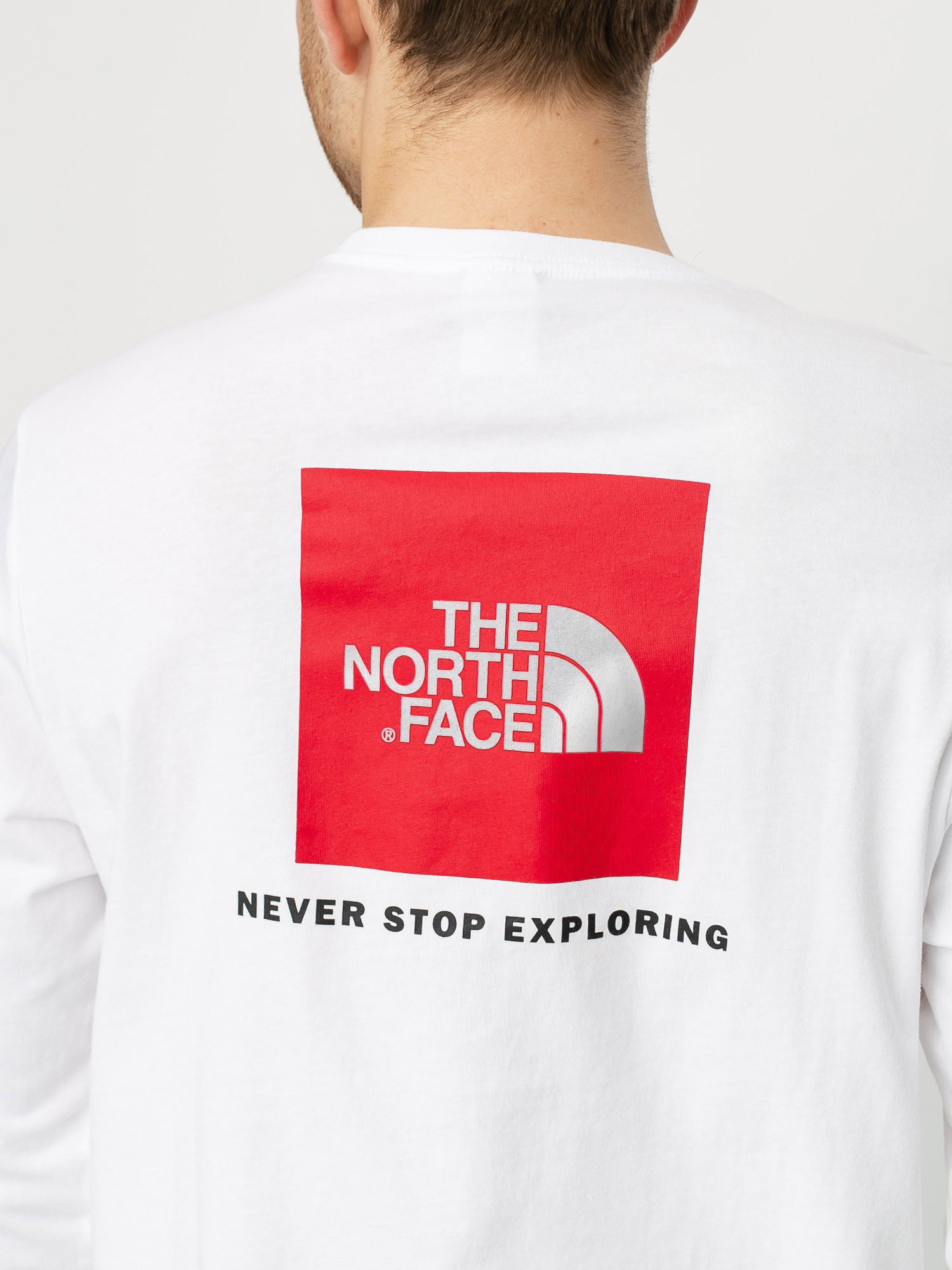 Longsleeve The North Face Redbox (white)