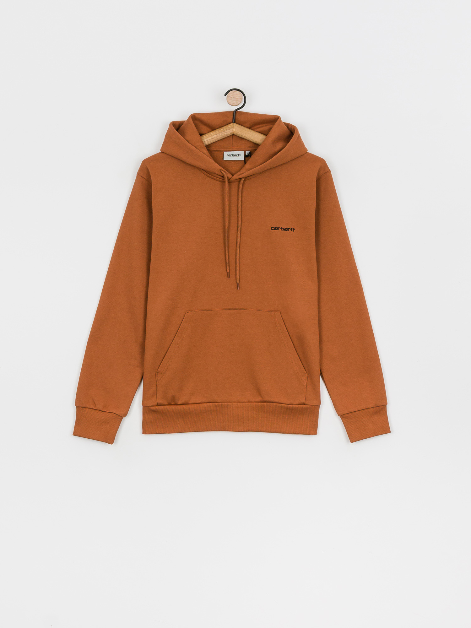 Bluza z kapturem Carhartt WIP Script Embroidery HD (rum/black)
