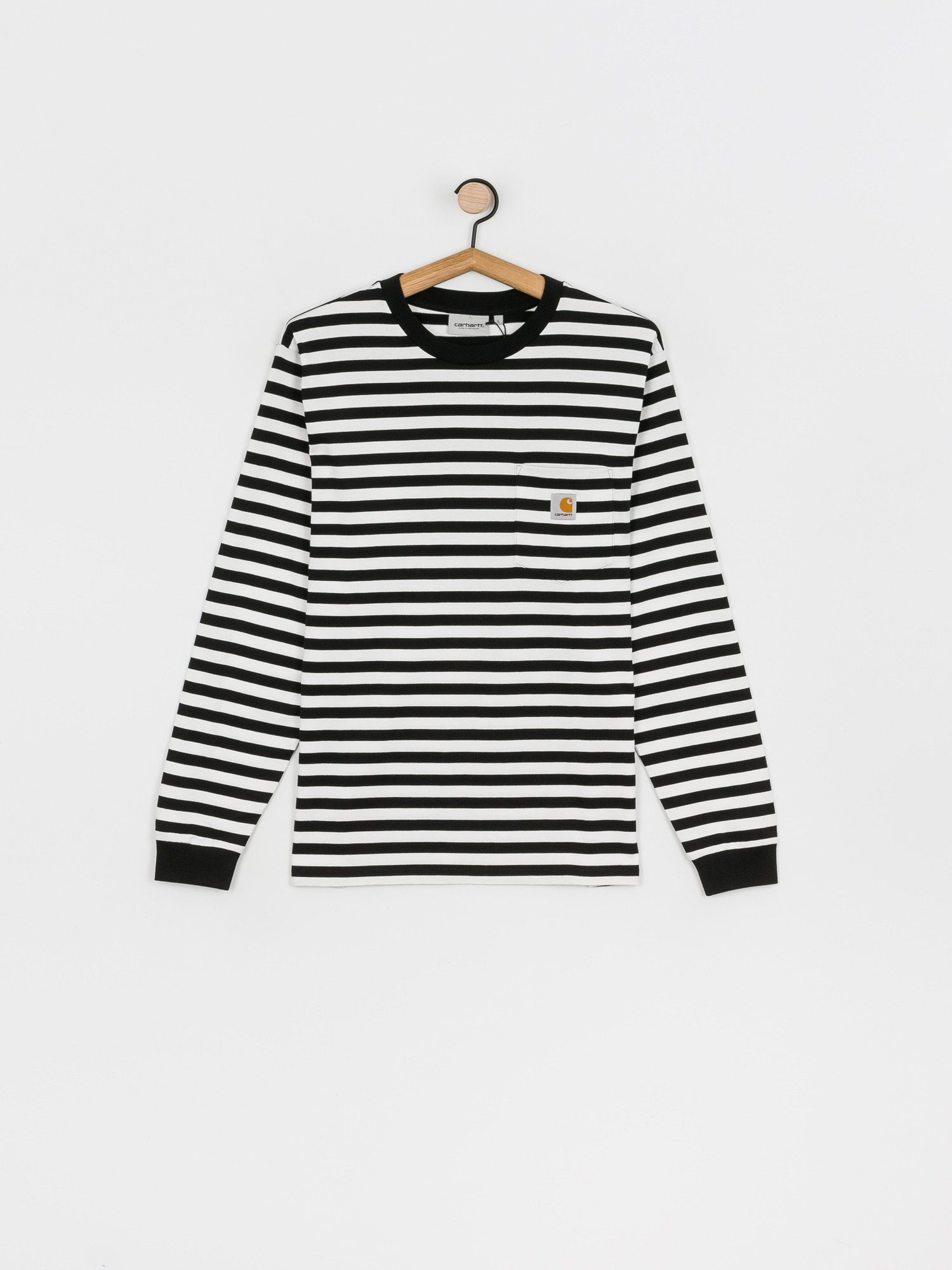 Longsleeve Carhartt WIP Scotty Pocket (scotty stripe black/white)