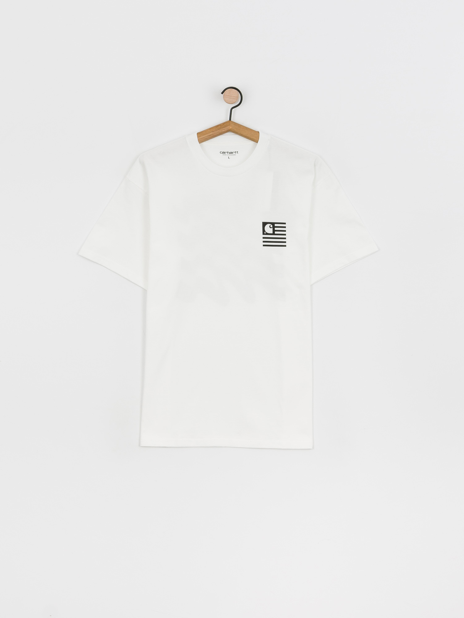 T-shirt Carhartt WIP Wavy State (white/black)