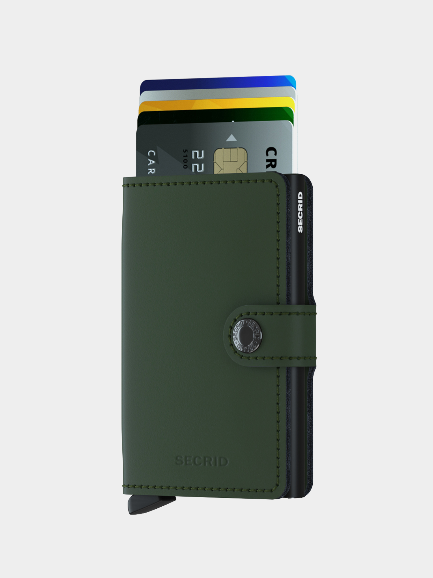 Portfel Secrid Miniwallet (matte green/black)