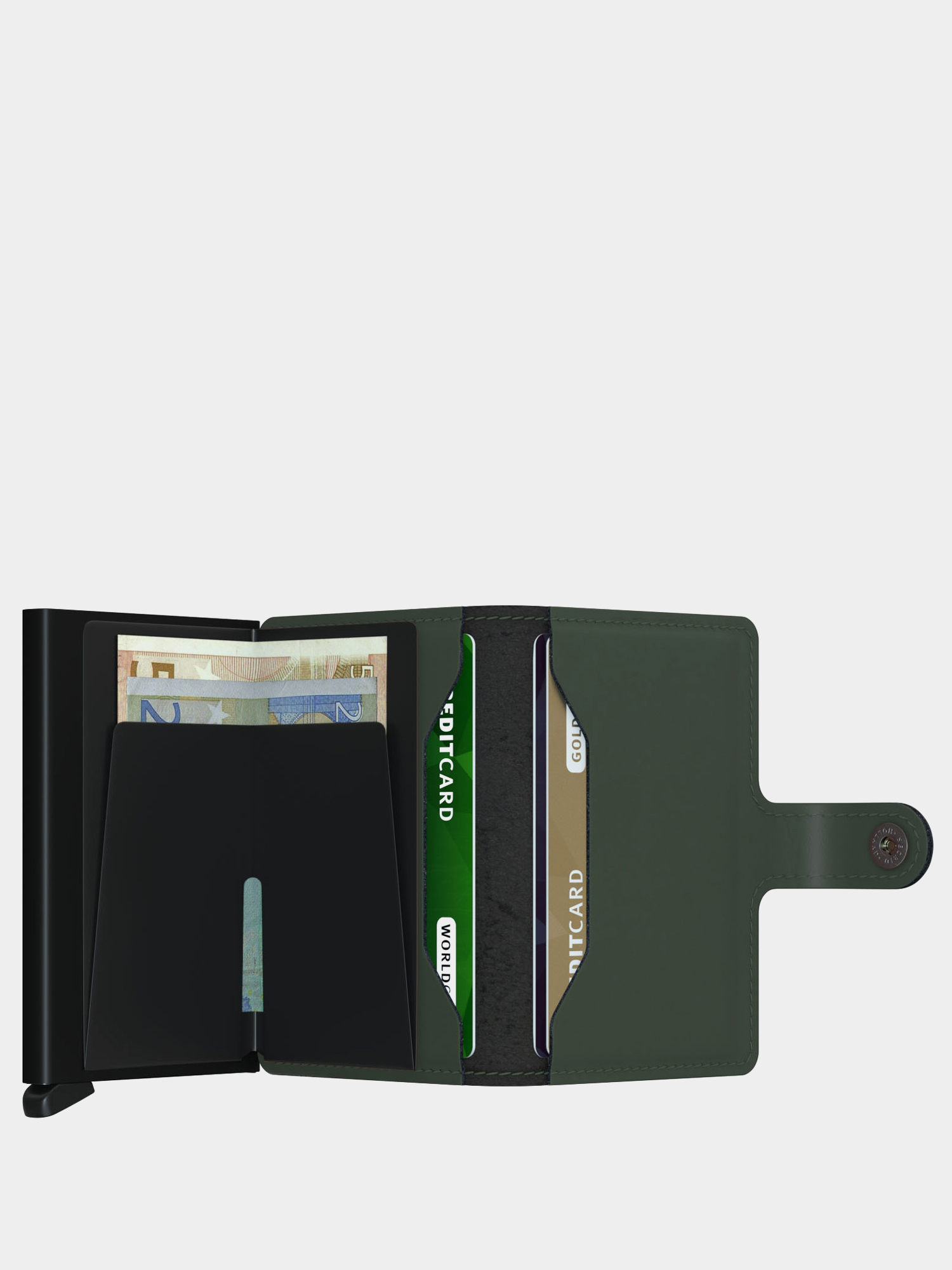 Portfel Secrid Miniwallet (matte green/black)