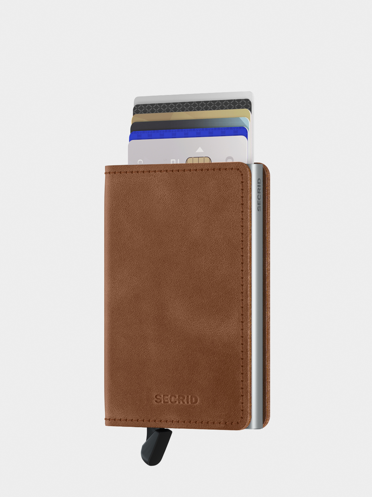 Portfel Secrid Slimwallet (vintage cognac/silver)