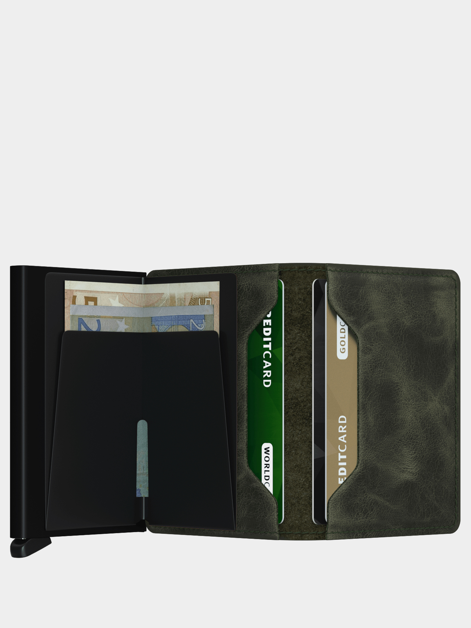 Portfel Secrid Slimwallet (vintage olive/black)