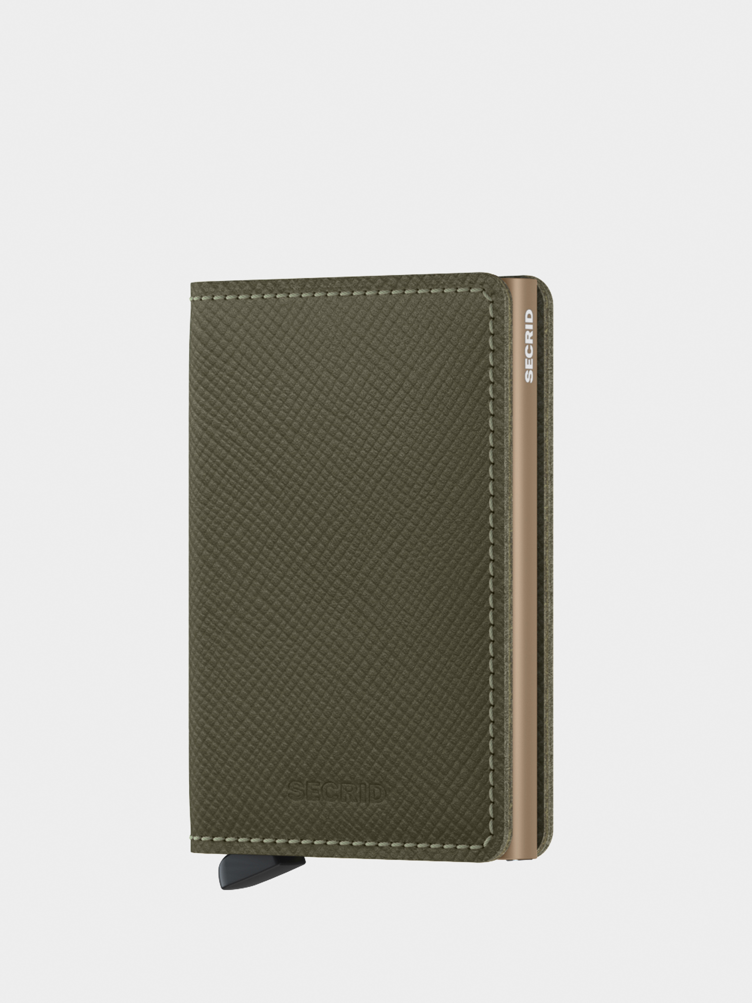 Portfel Secrid Slimwallet (saffiano olive)