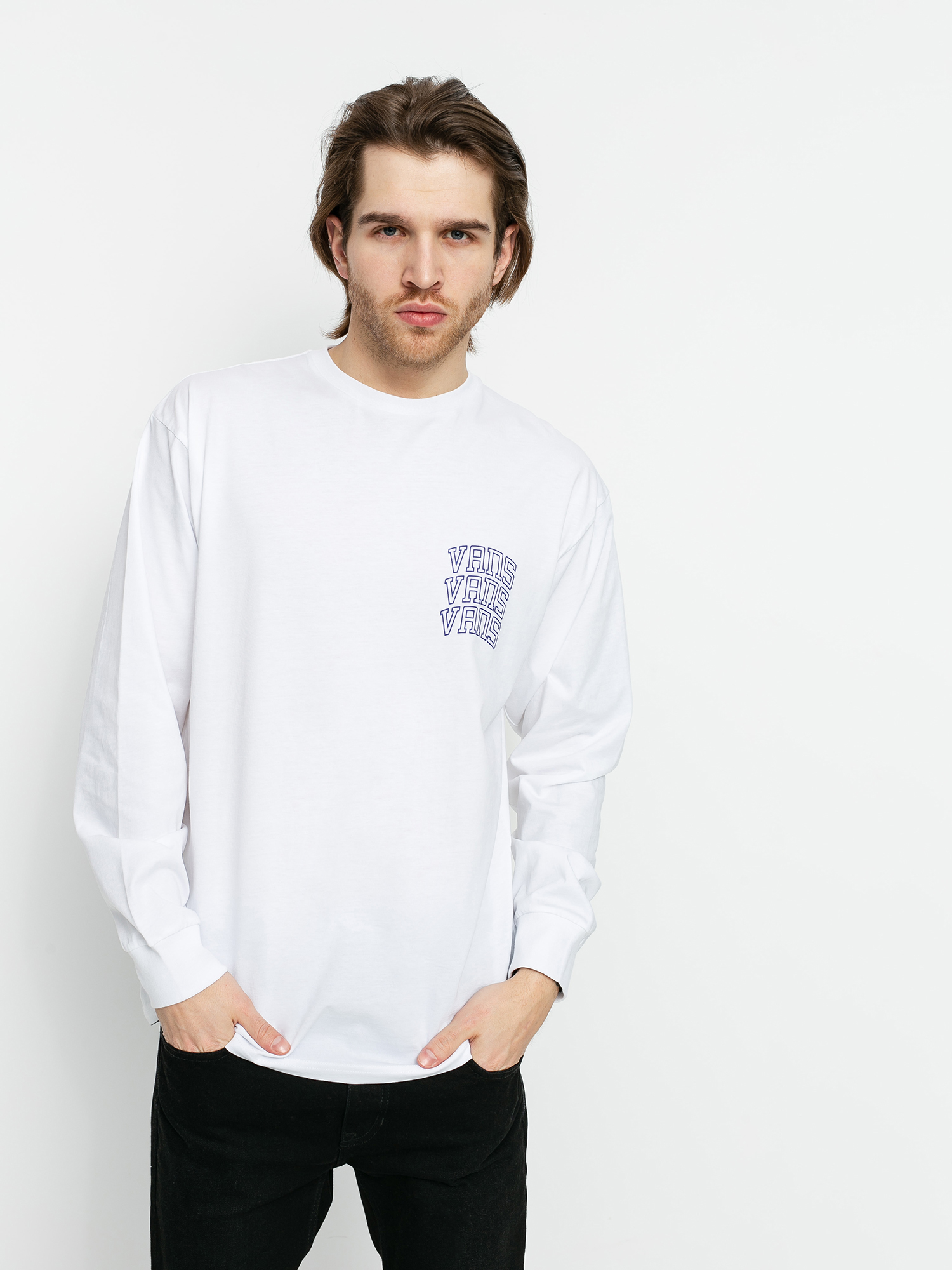 Longsleeve Vans New Varsity (white)