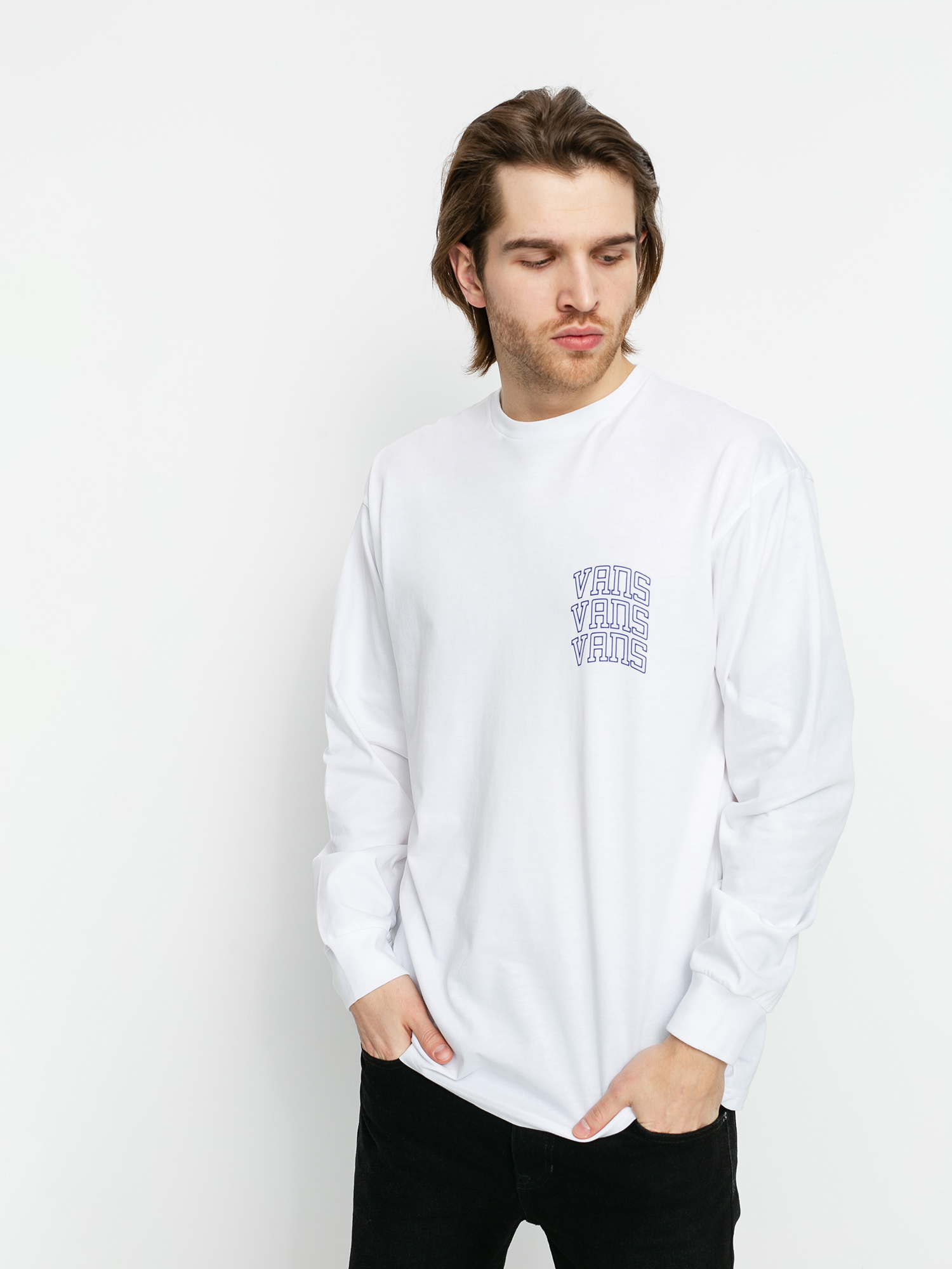 Longsleeve Vans New Varsity (white)