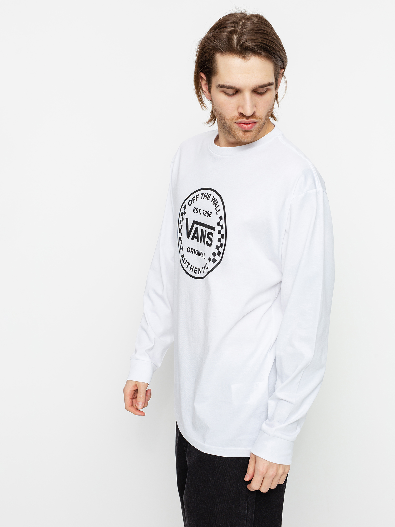 Longsleeve Vans Authentic Checker (white)