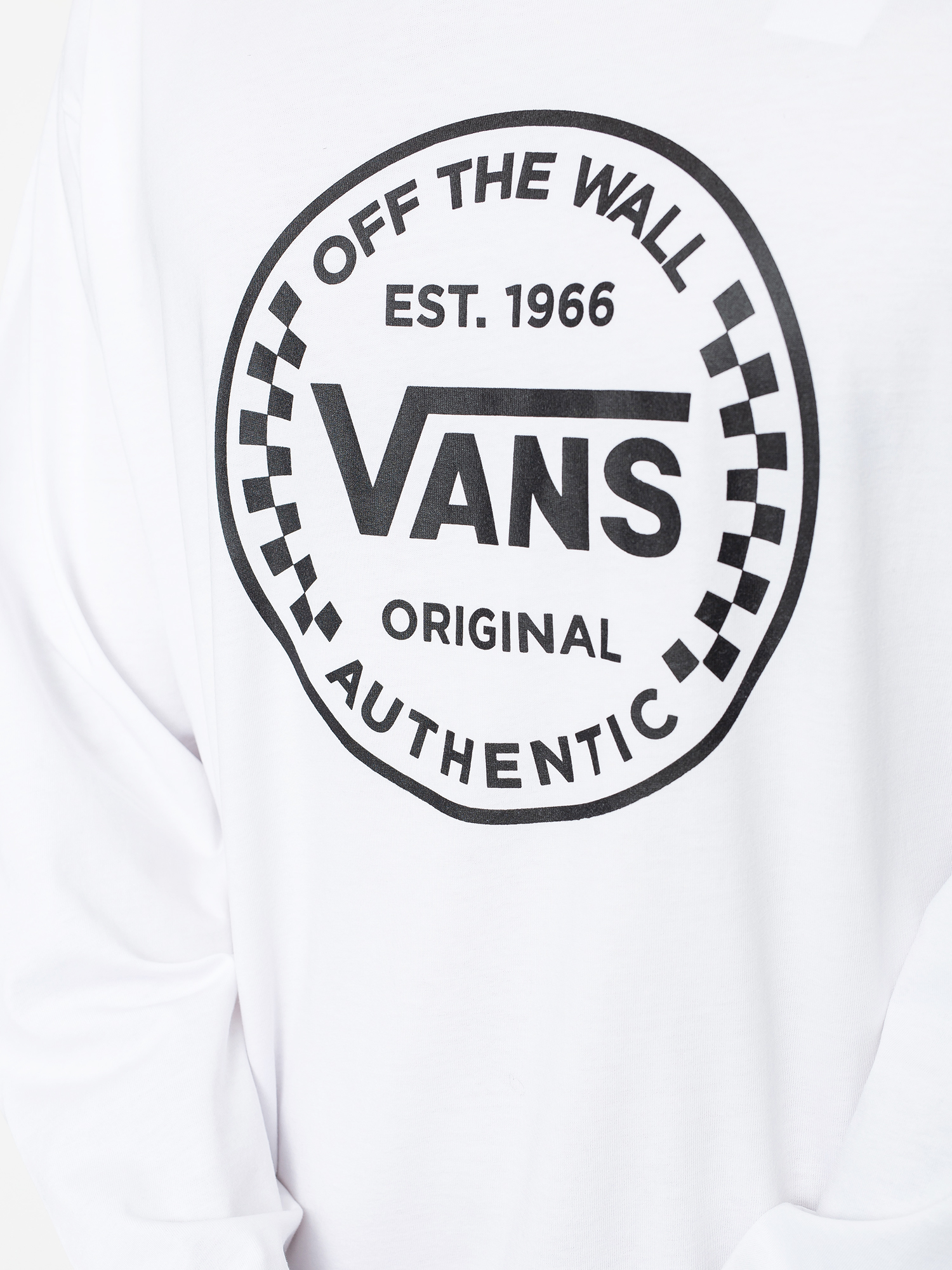 Longsleeve Vans Authentic Checker (white)