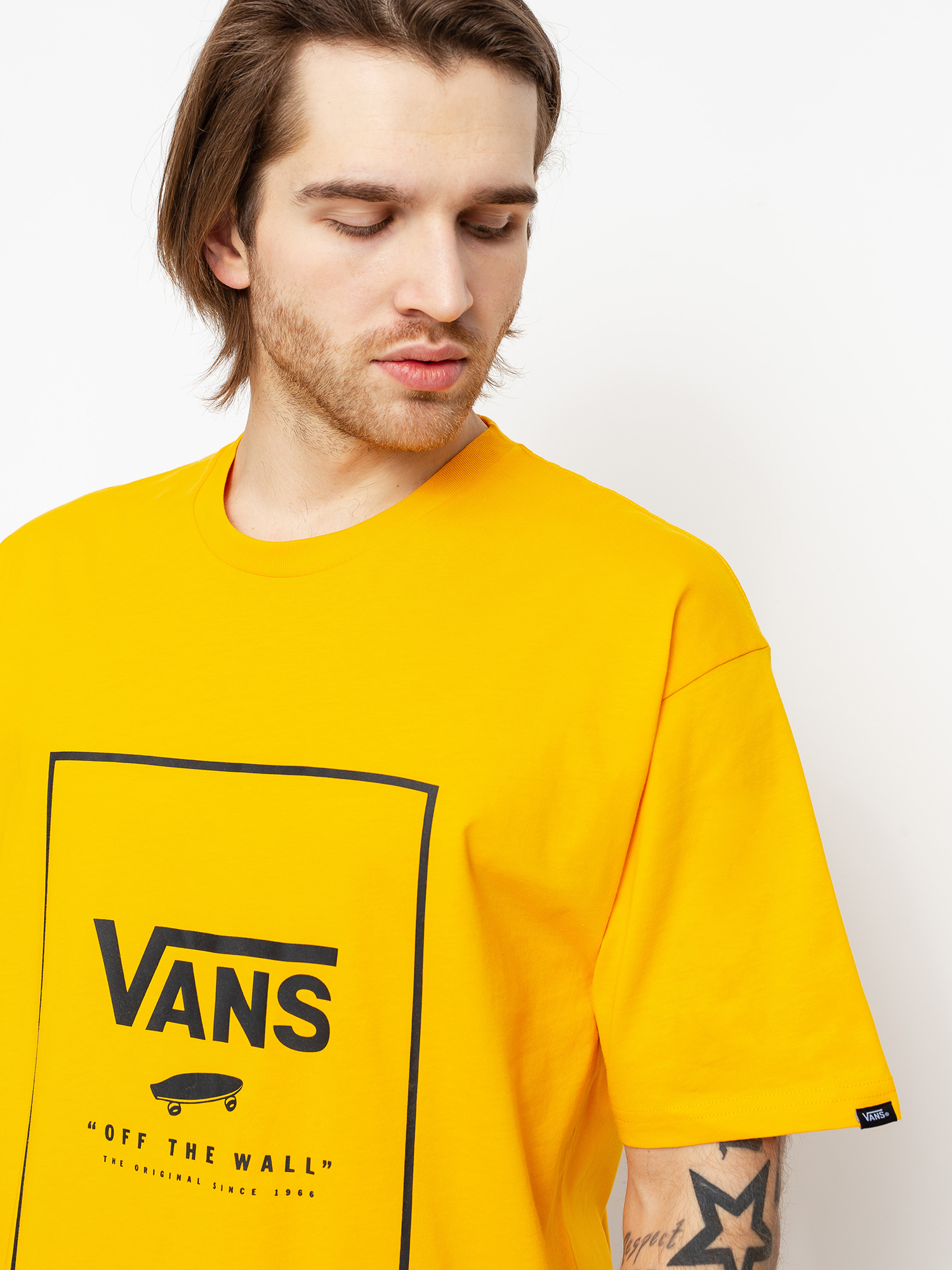 T-shirt Vans Classic Print Box (saffron/black)